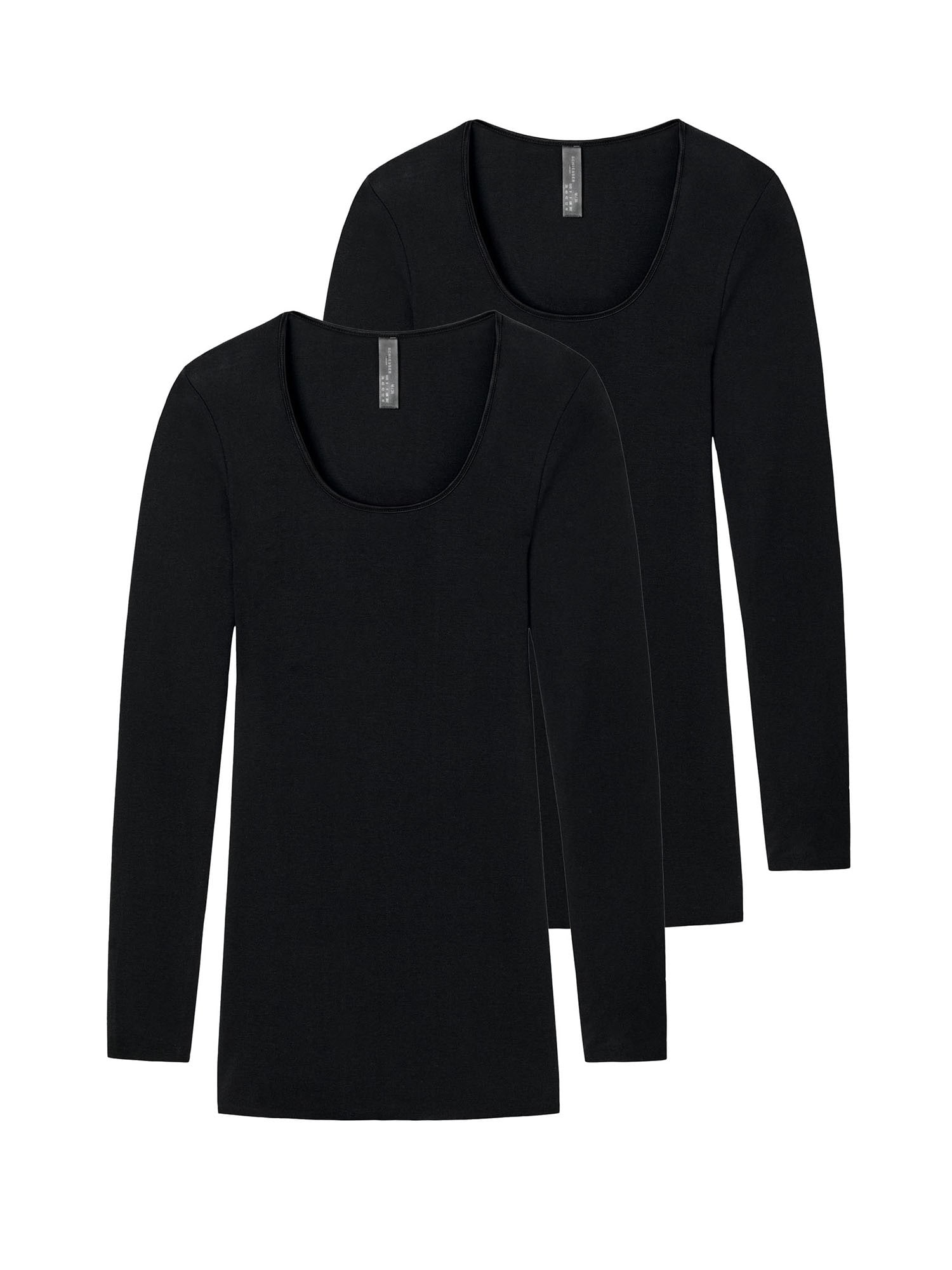 Schiesser Damen Longsleeve Feinripp - Luxury 2er Pack - Bild 1