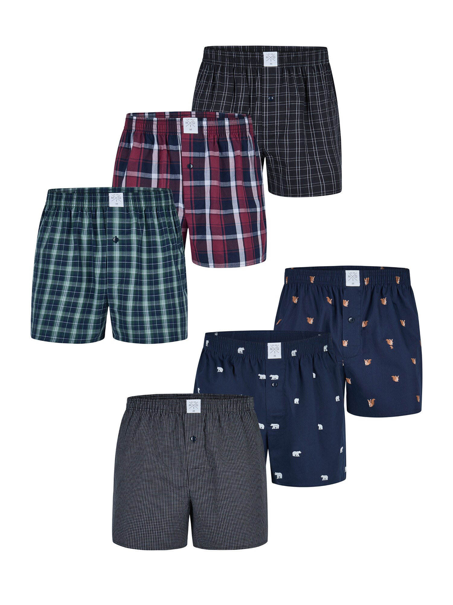 MG-1 Jungen Boxer Kids 6er Pack - Bild 1