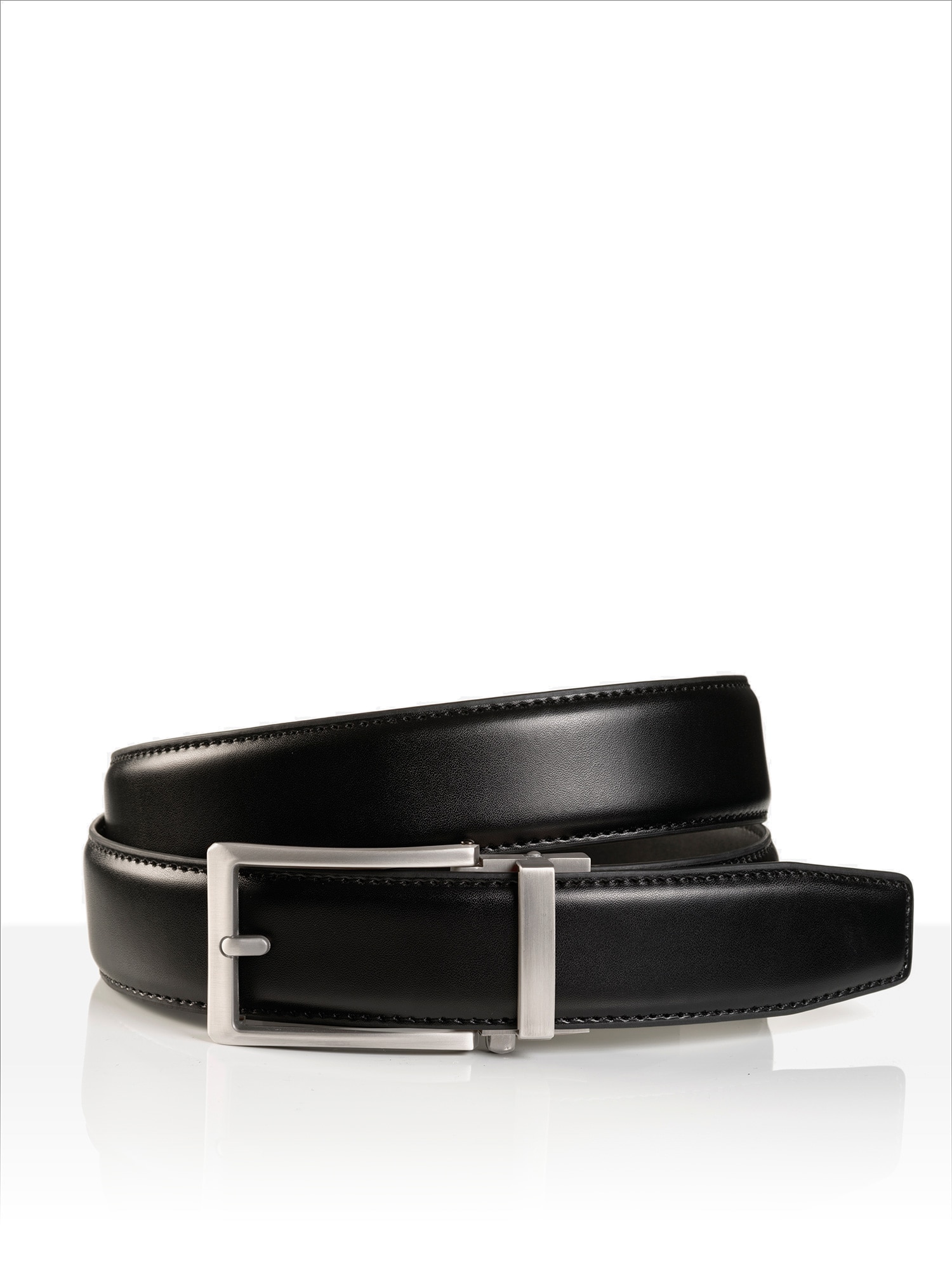 Monti Herren Lederg&uuml;rtel STANFORD' 3,5cm breit, Automatikschlie&szlig;e Stufenlos 1er Pack - Bild 1