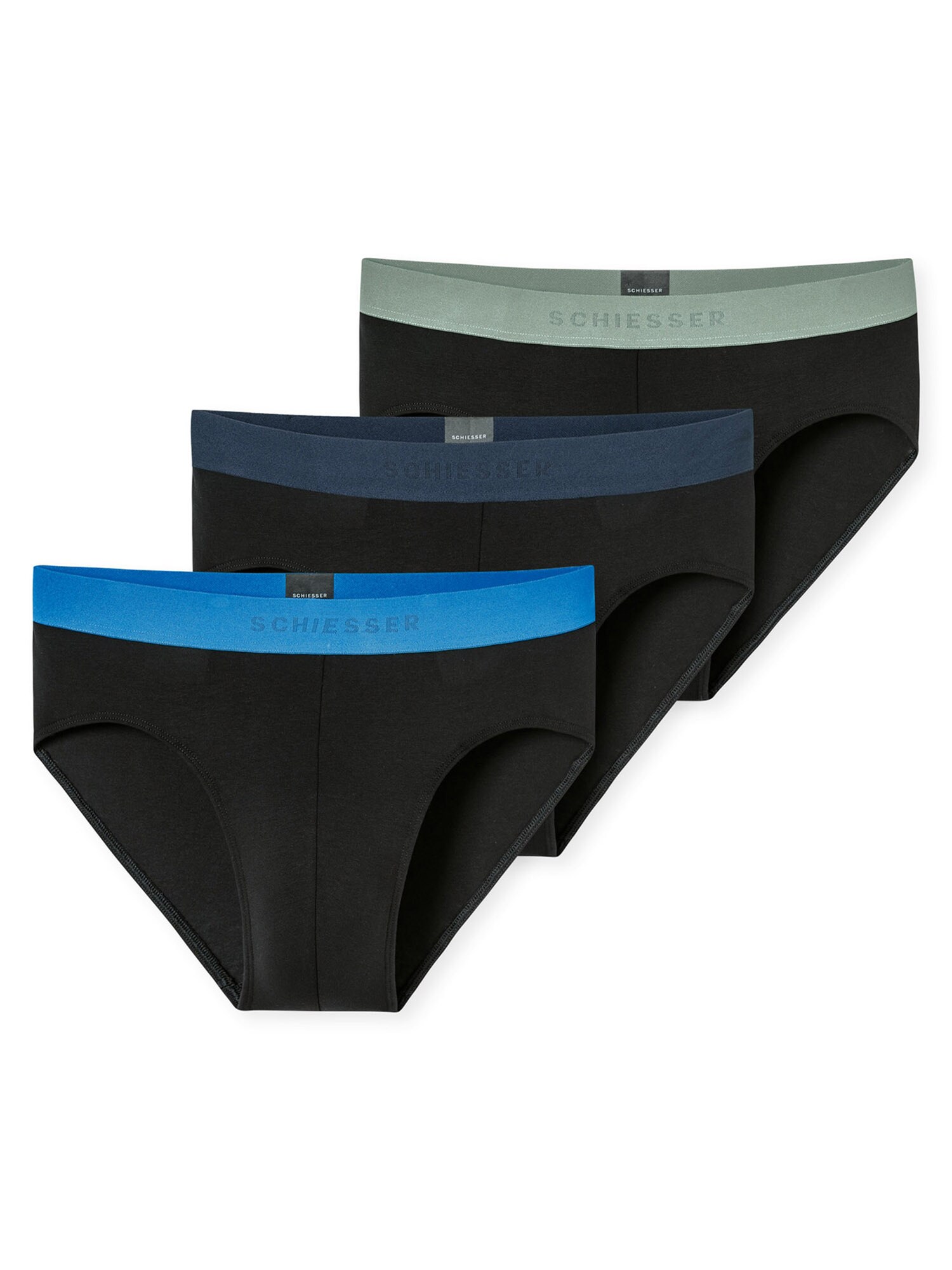 Schiesser Herren Rioslip 95/5 Organic Cotton 3er Pack - Bild 1