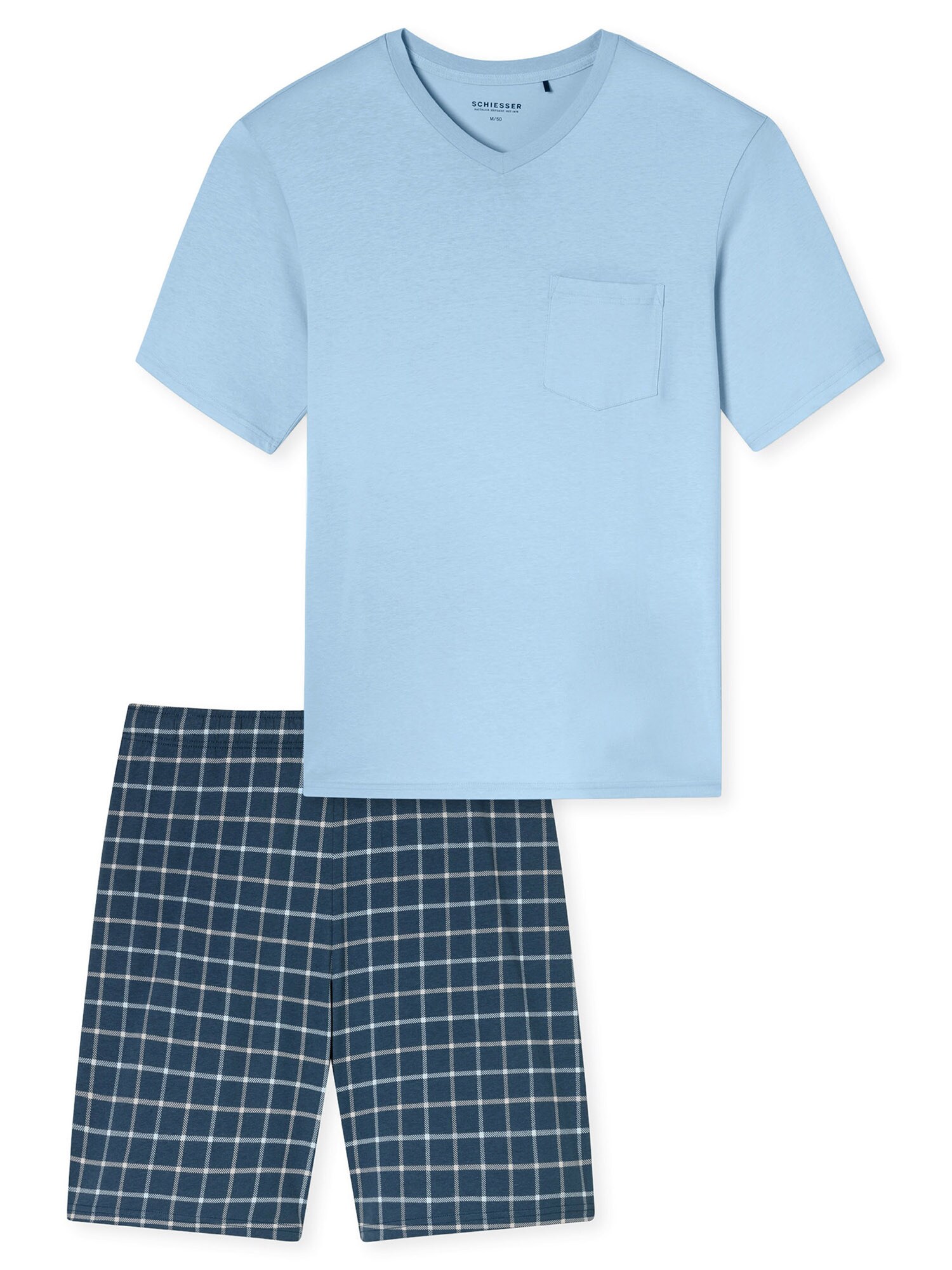 Schiesser Herren Pyjama Comfort Essentials 1er-Pack - Bild 1