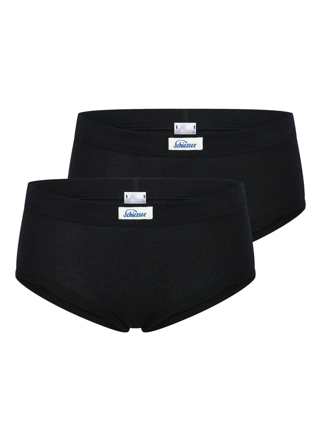 Schiesser Damen Panty Feinripp - Revival Paula 2er Pack
