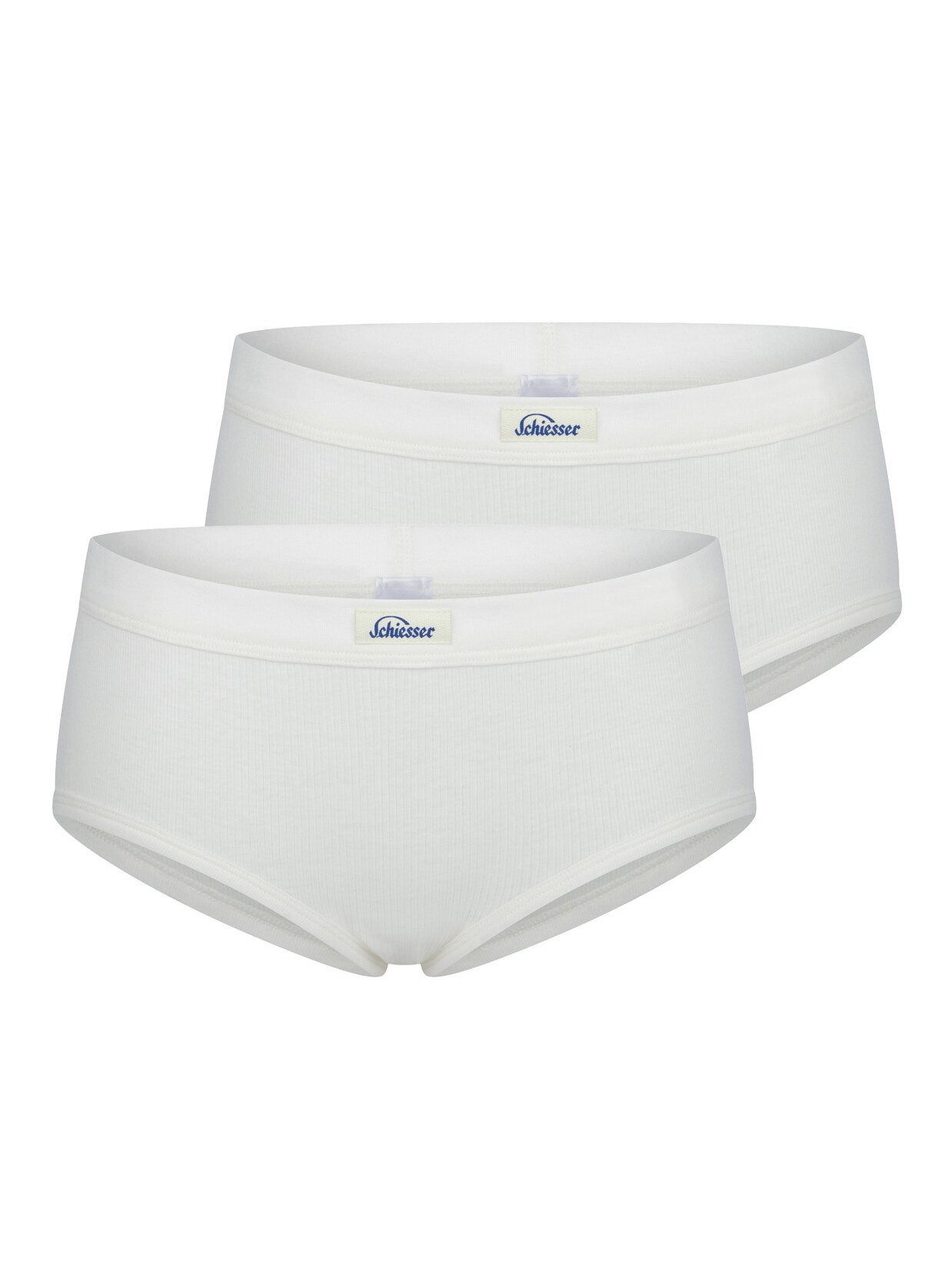 Schiesser Damen Panty Feinripp - Revival Paula 2er Pack