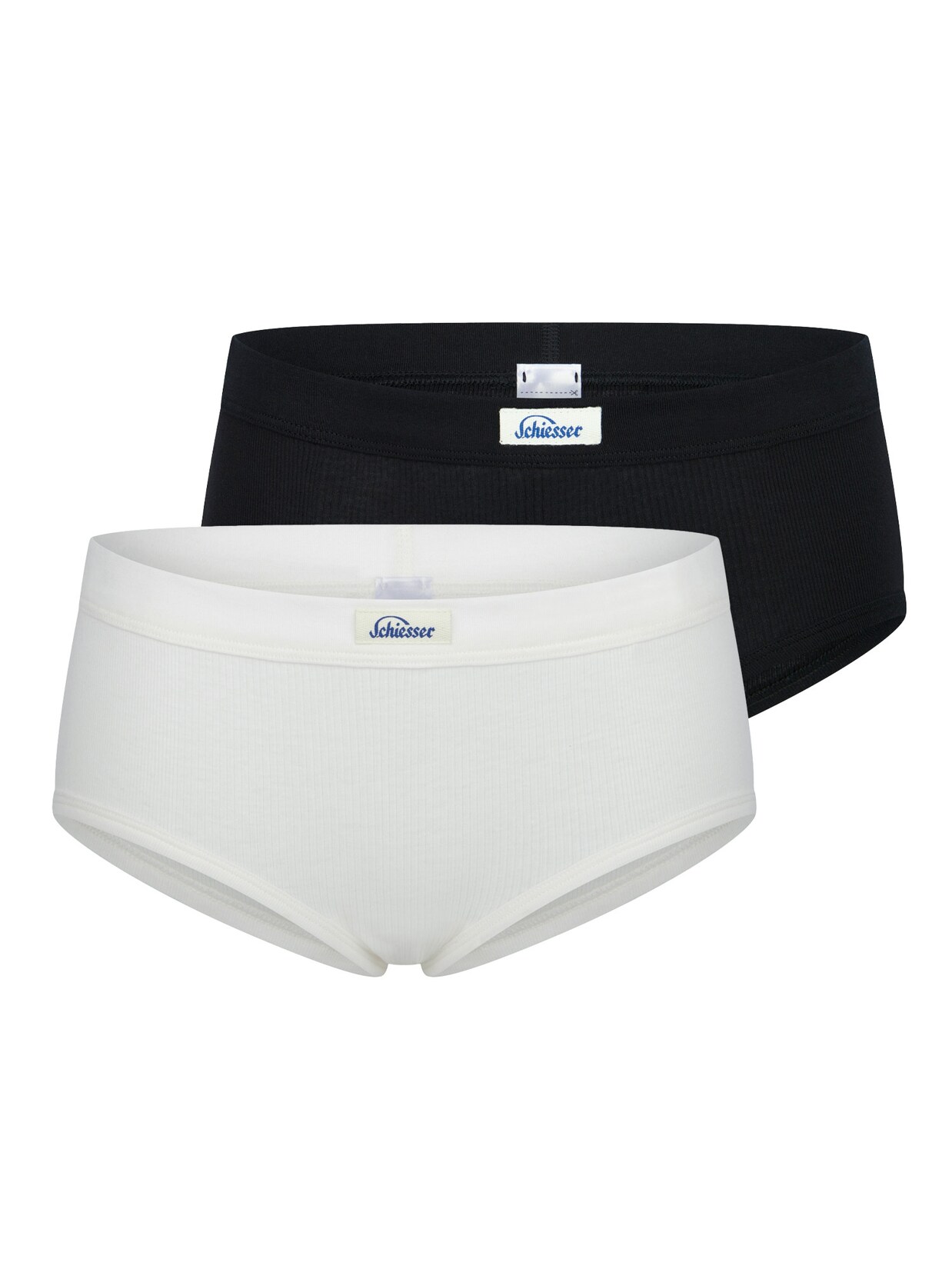 Schiesser Damen Panty Feinripp - Revival Paula 2er Pack