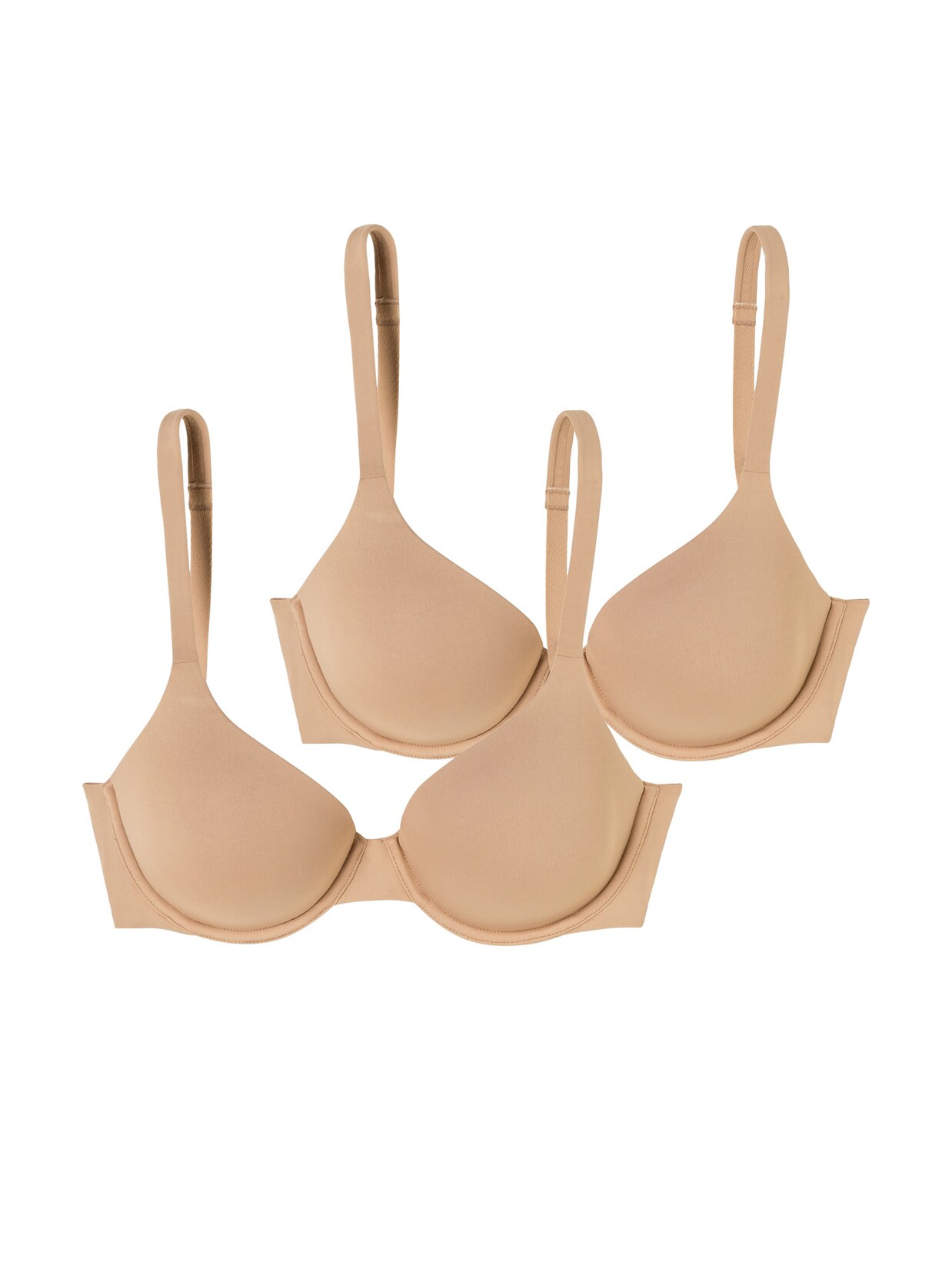 Schiesser Damen Bügel-BH BH mit Schale - Unique Micro 2er Pack