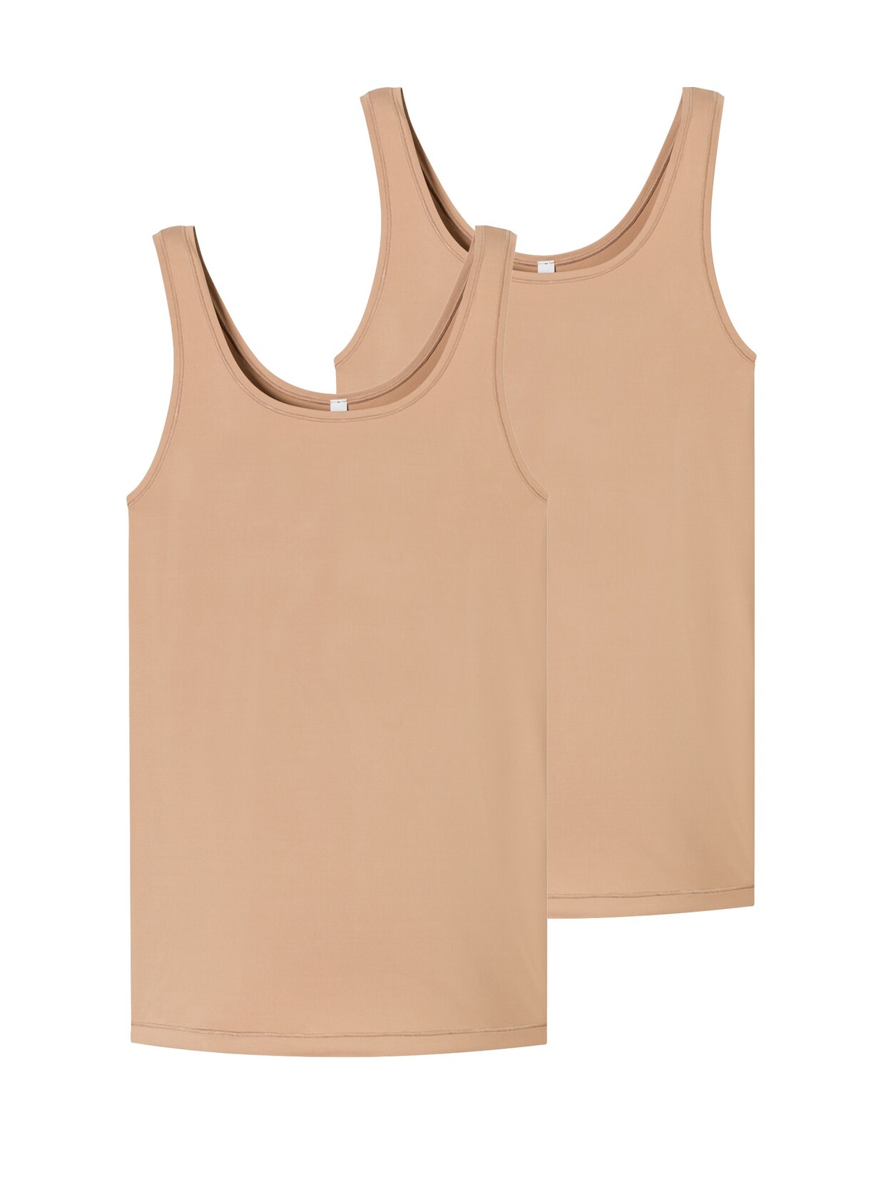 Schiesser Damen Unterhemd Trägertop - Unique Micro 2er Pack