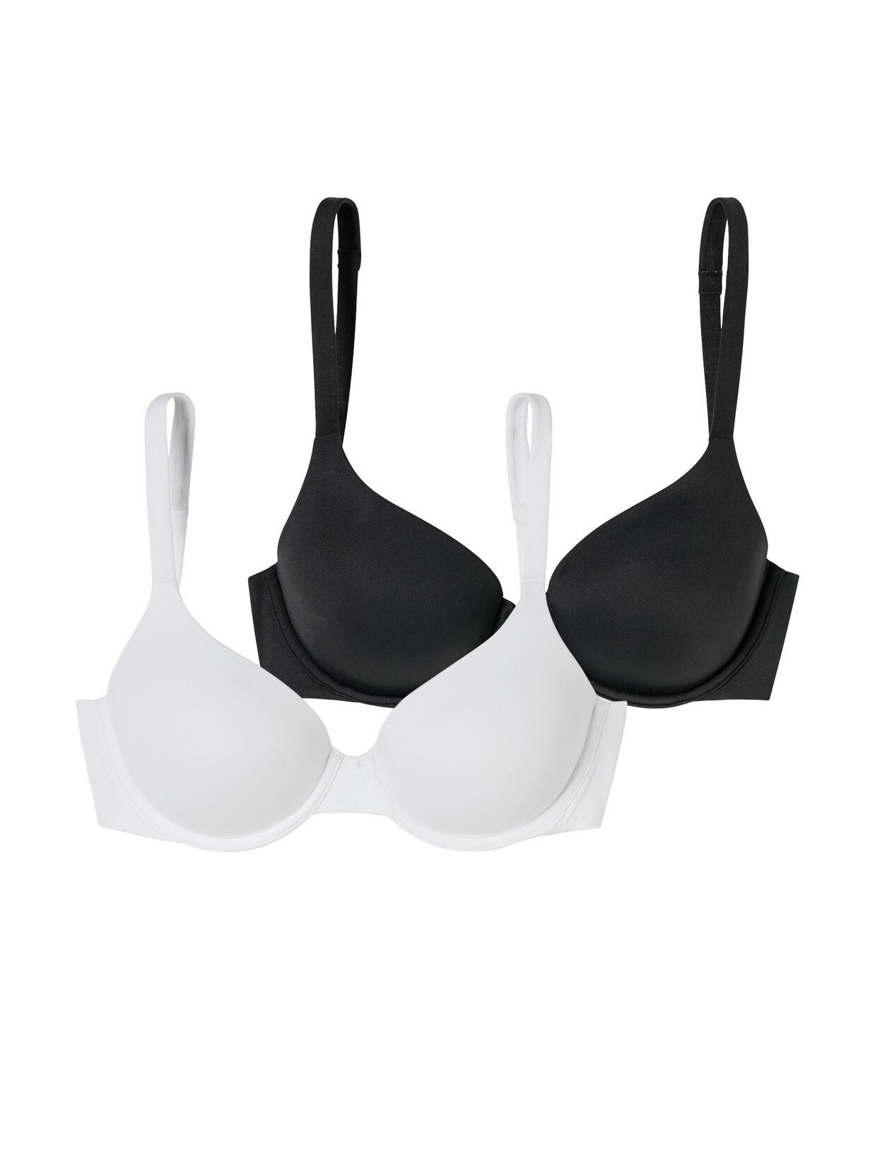 Schiesser Damen Bügel-BH BH mit Schale - Unique Micro 2er Pack