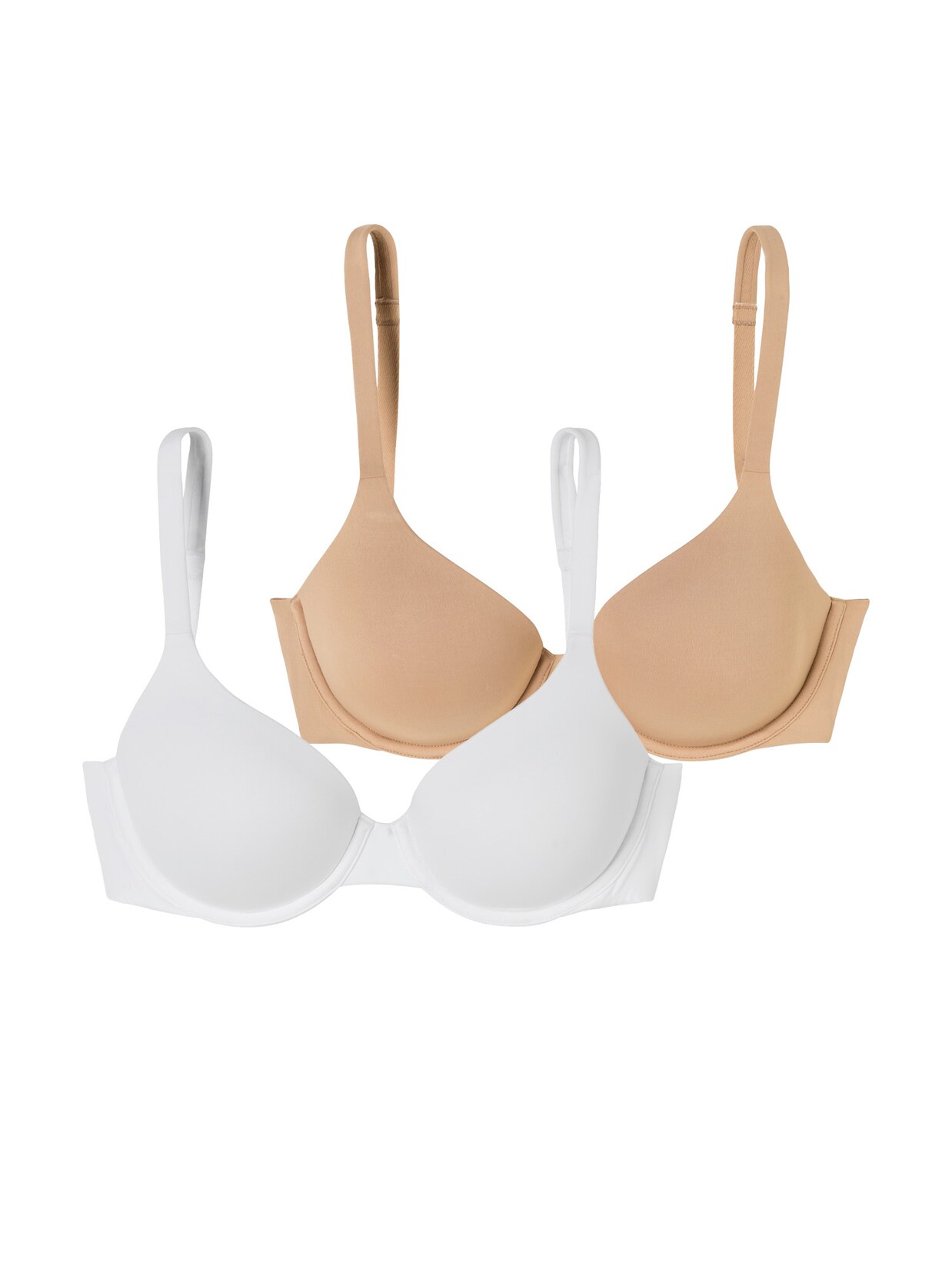 Schiesser Damen Bügel-BH BH mit Schale - Unique Micro 2er Pack