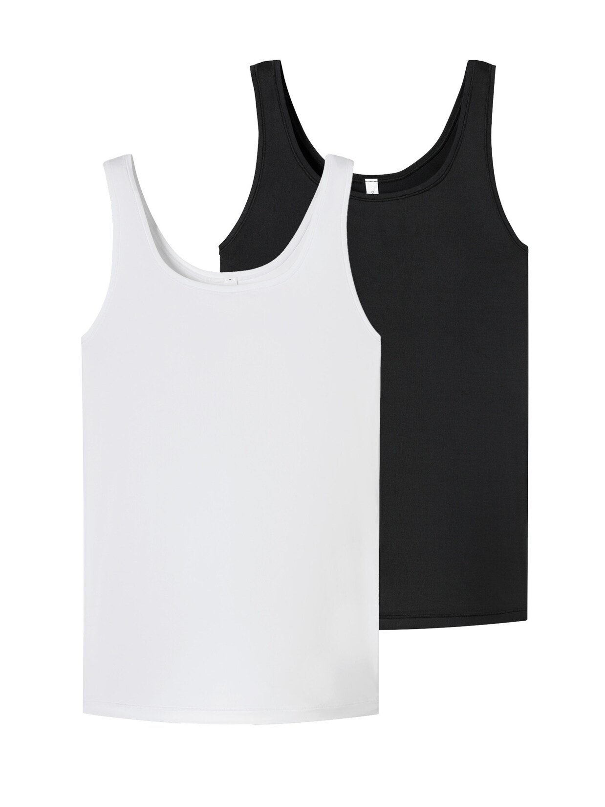 Schiesser Damen Unterhemd Trägertop - Unique Micro 2er Pack