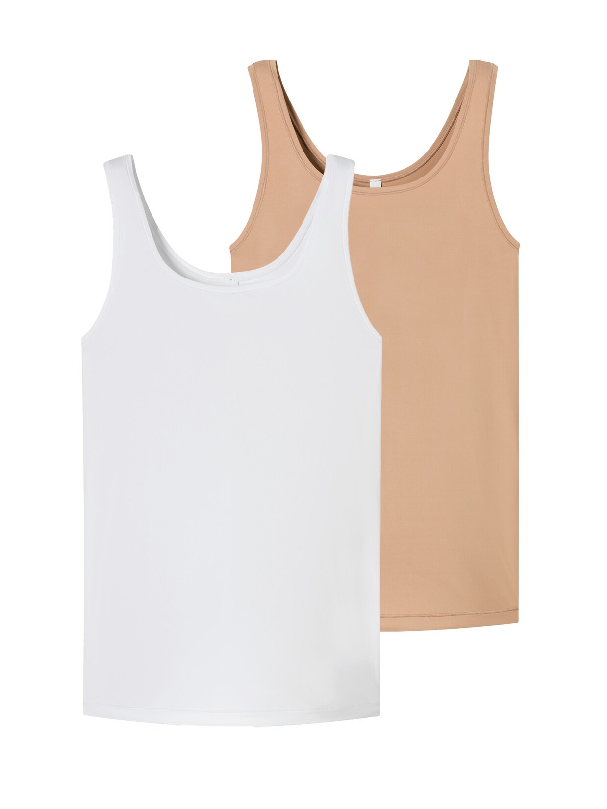 Schiesser Damen Unterhemd Trägertop - Unique Micro 2er Pack