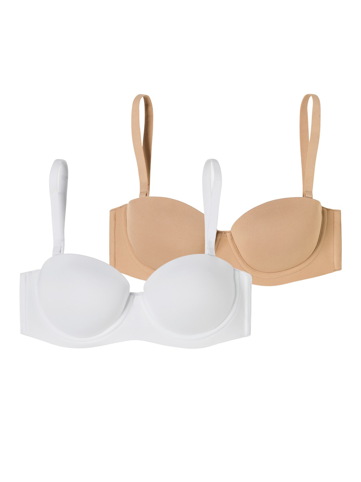 Schiesser Damen Bügel-BH Bandeau mit Schale - Unique Micro 2er Pack