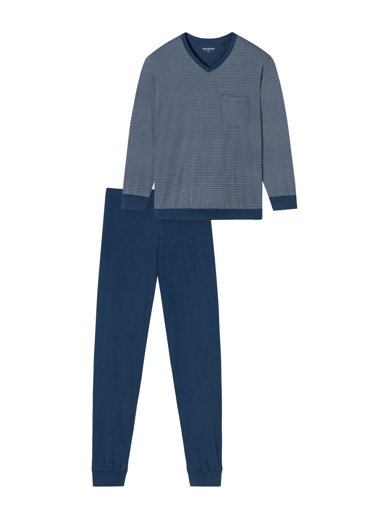 Schiesser Herren Pyjama Comfort Essentials 1er Pack
