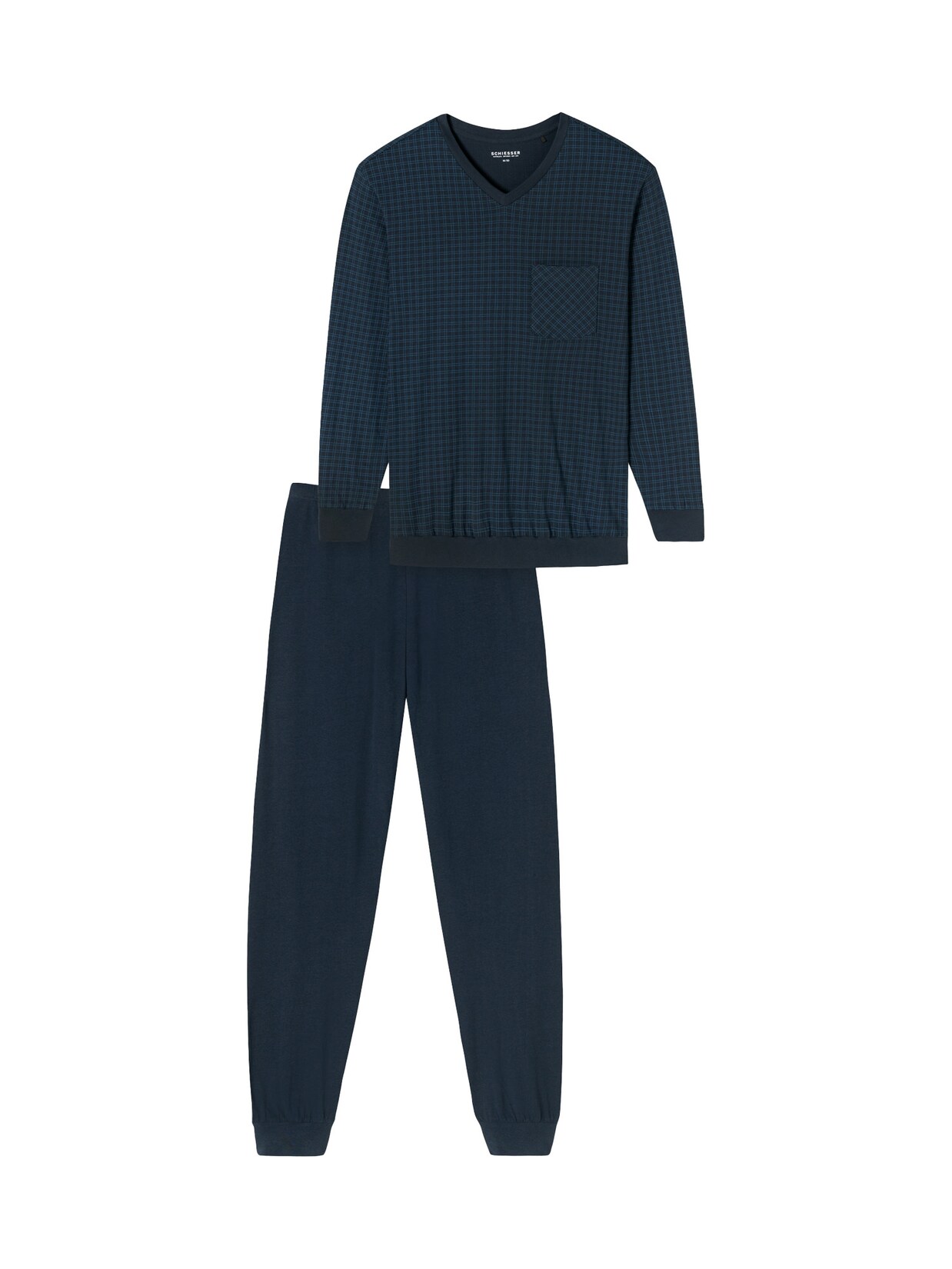 Schiesser Herren Pyjama Comfort Essentials 1er Pack
