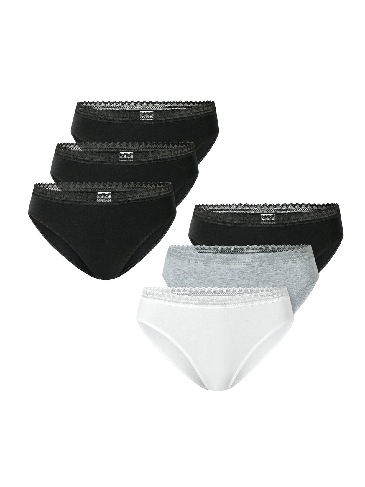 Schiesser Damen Rioslip Modern Multipacks 6er Pack