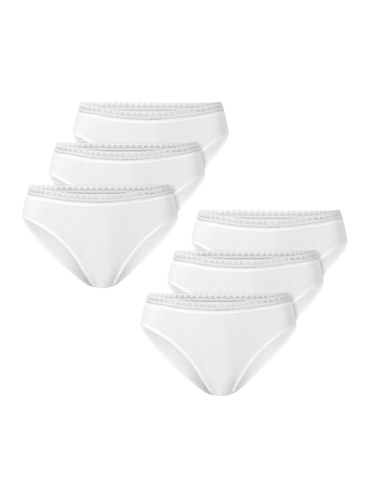 Schiesser Damen Rioslip Modern Multipacks 6er Pack