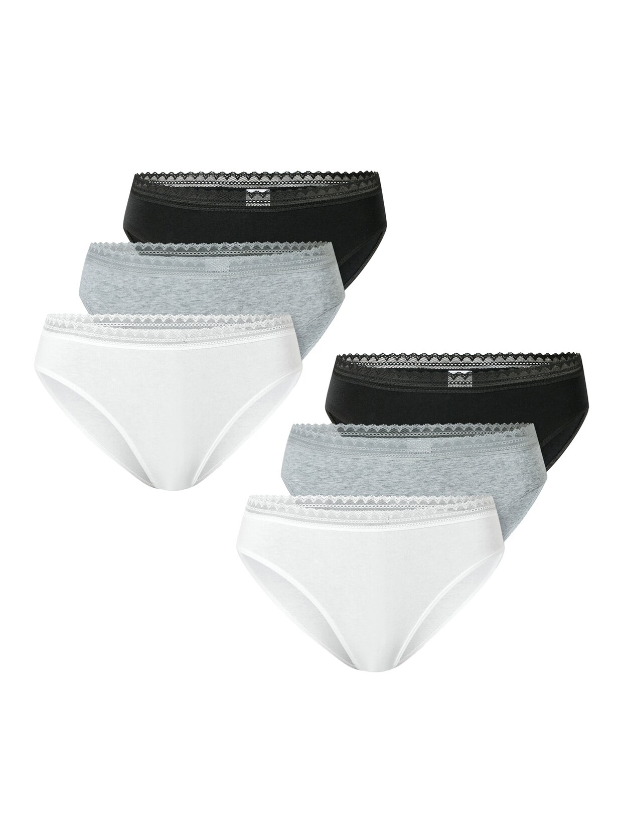 Schiesser Damen Rioslip Modern Multipacks 6er Pack