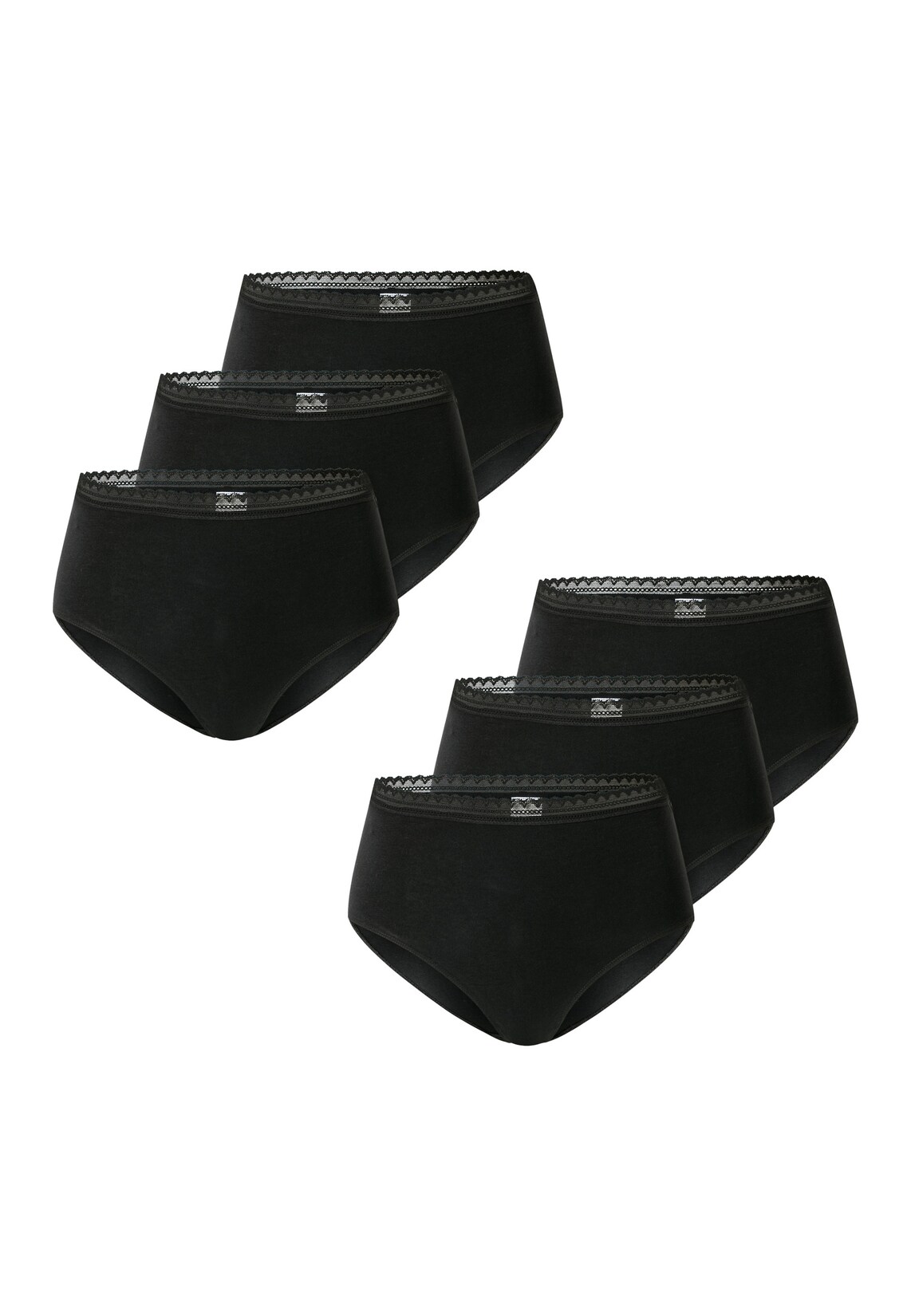 Schiesser Damen Midislip Modern Multipacks 6er Pack