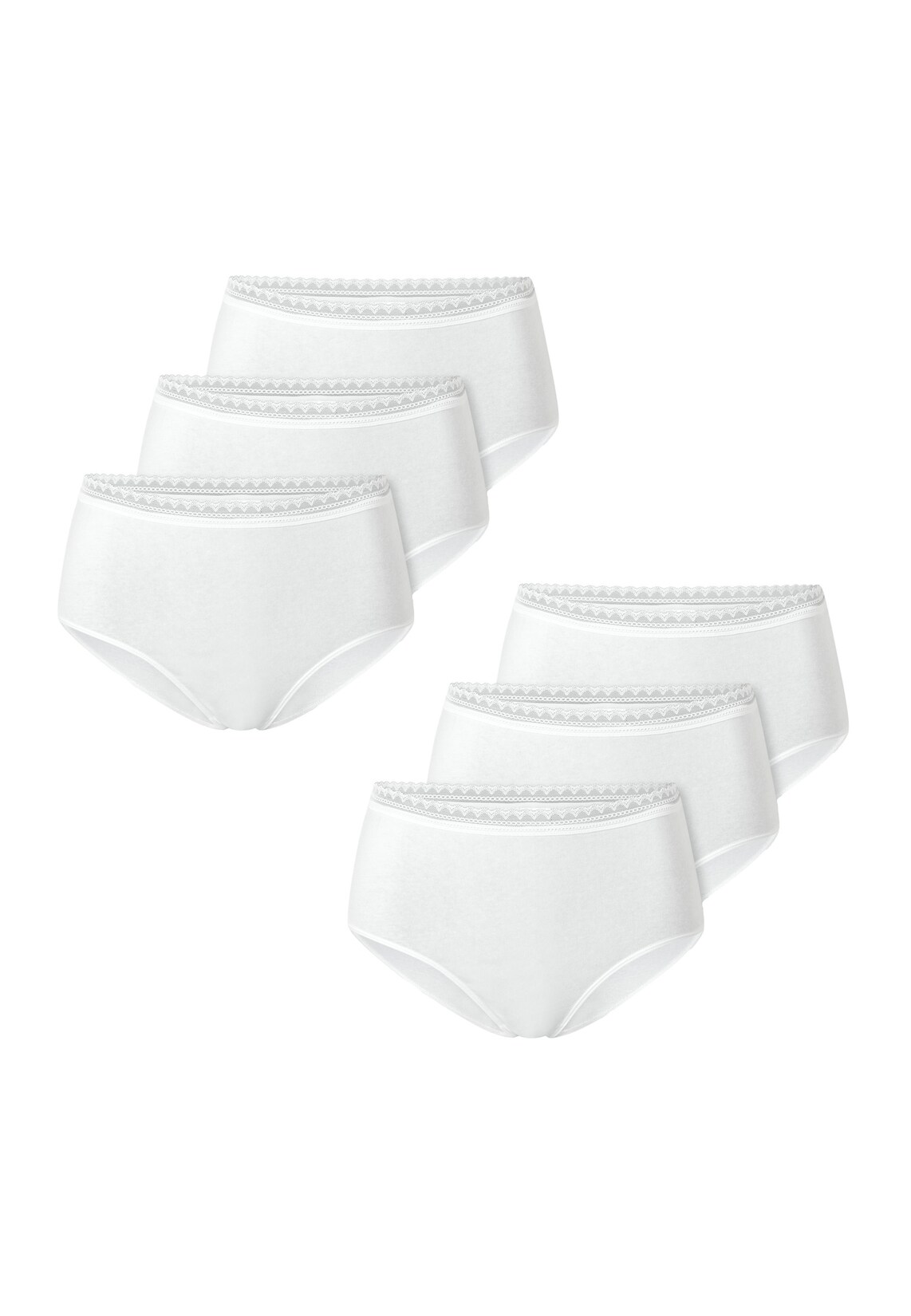 Schiesser Damen Midislip Modern Multipacks 6er Pack