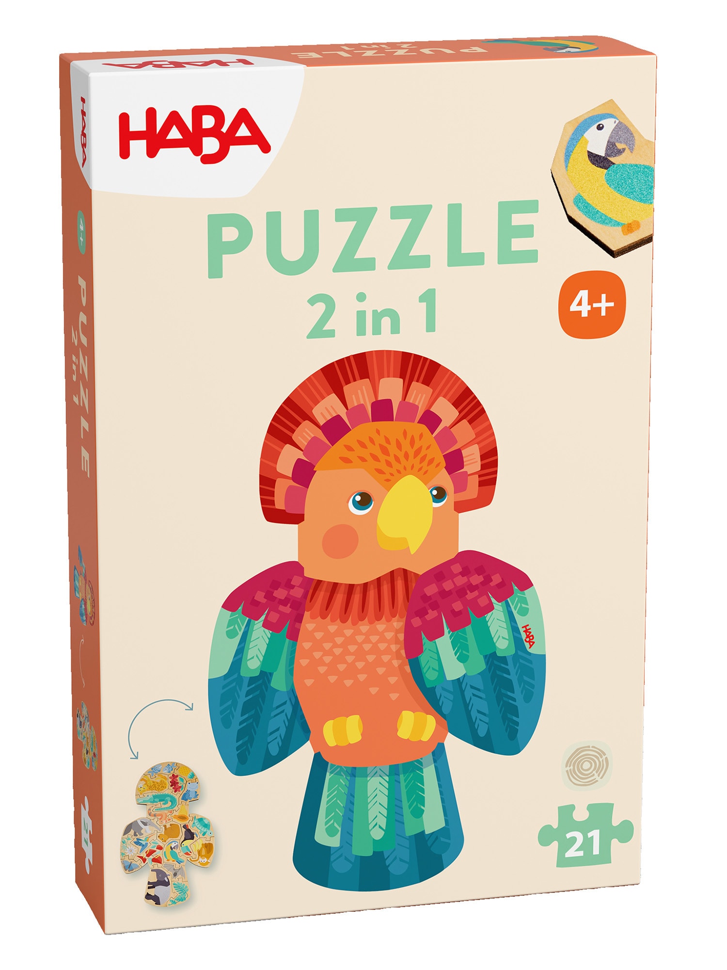 HABA Unisex Puzzle 2in1 1er Pack - Bild 1
