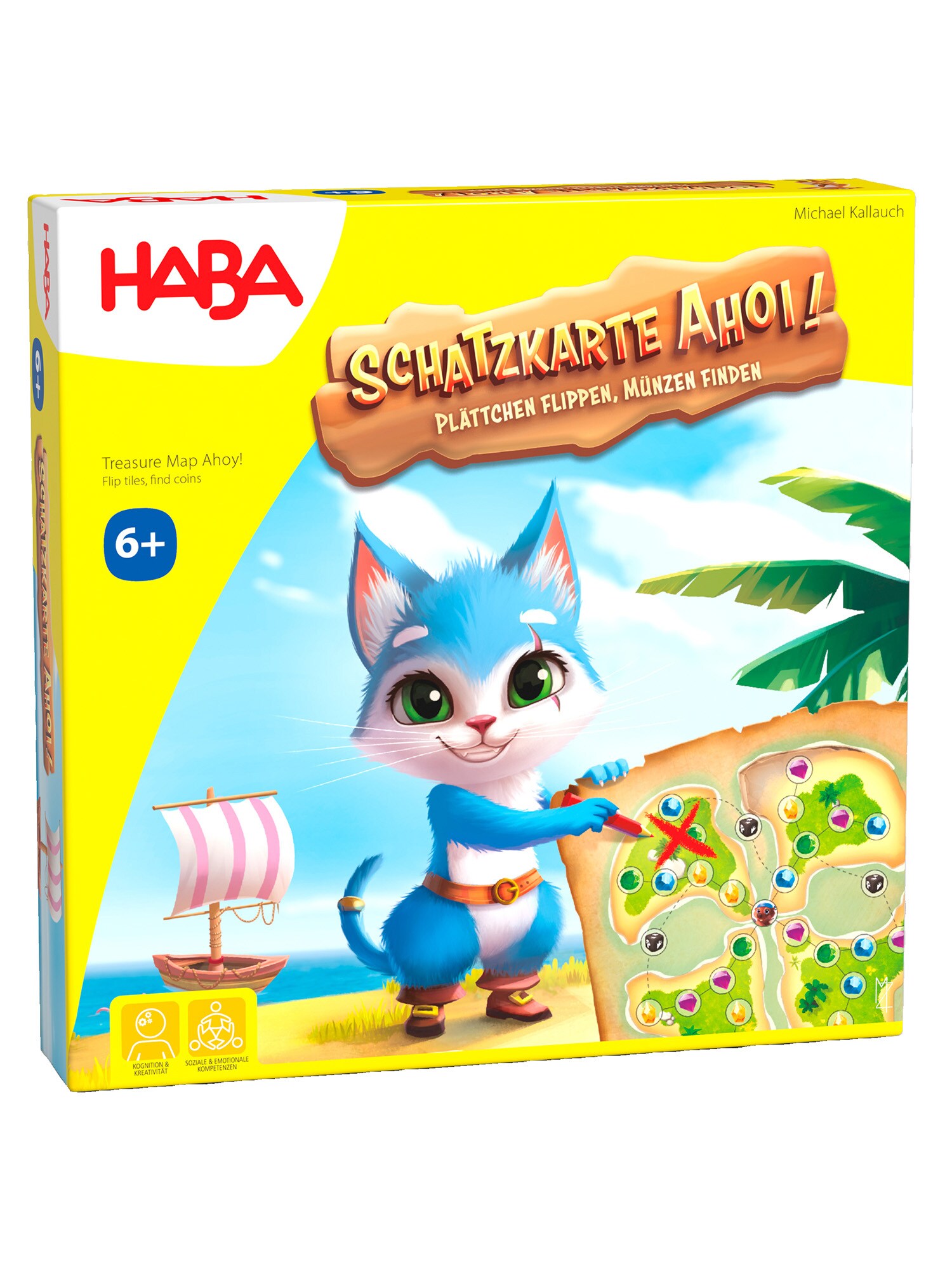 HABA Unisex Spiel Schatzkarte Ahoi 1er Pack - Bild 1