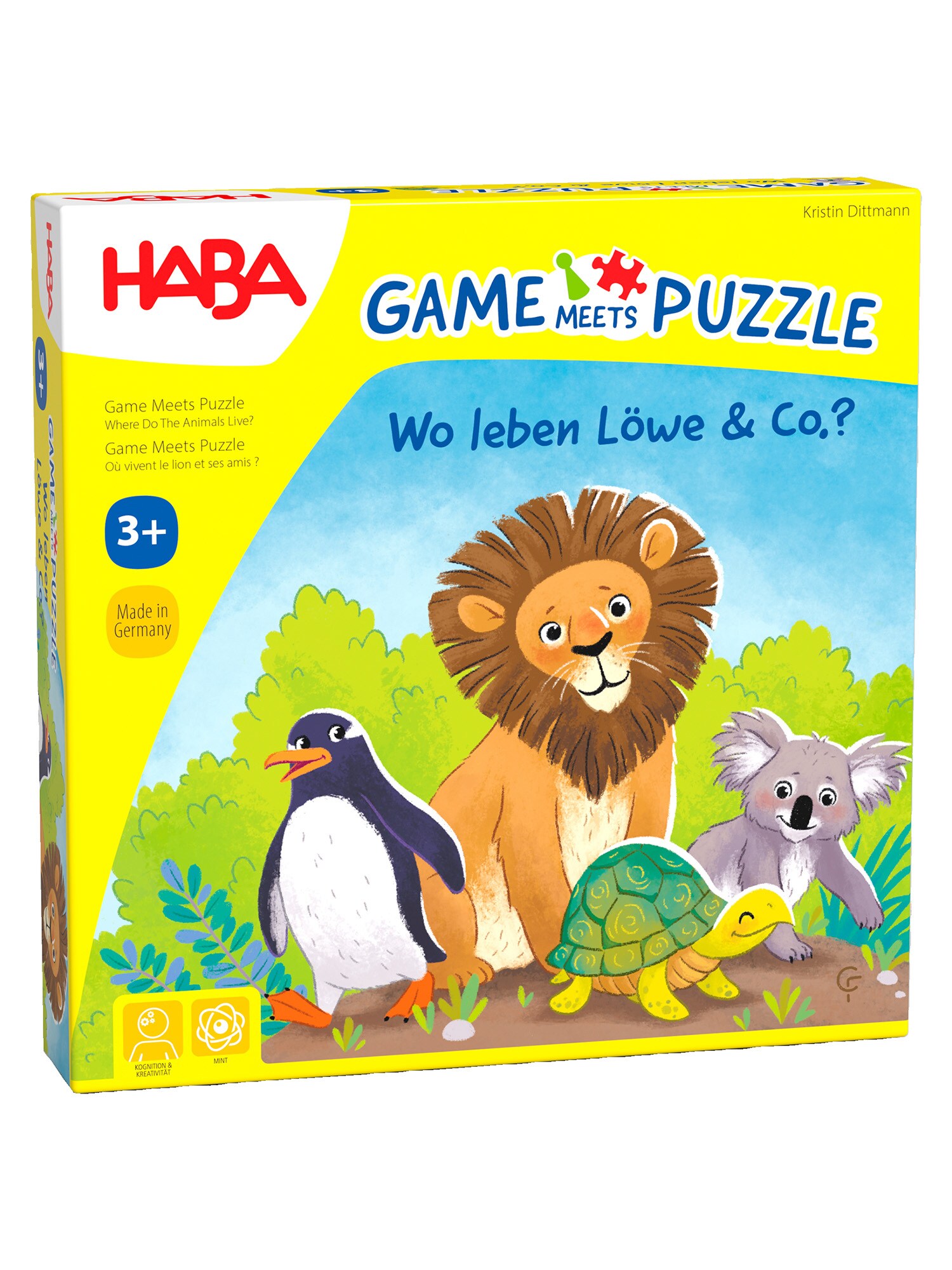 HABA Unisex Spiel Wo leben L&ouml;we & Co.? 1er Pack - Bild 1