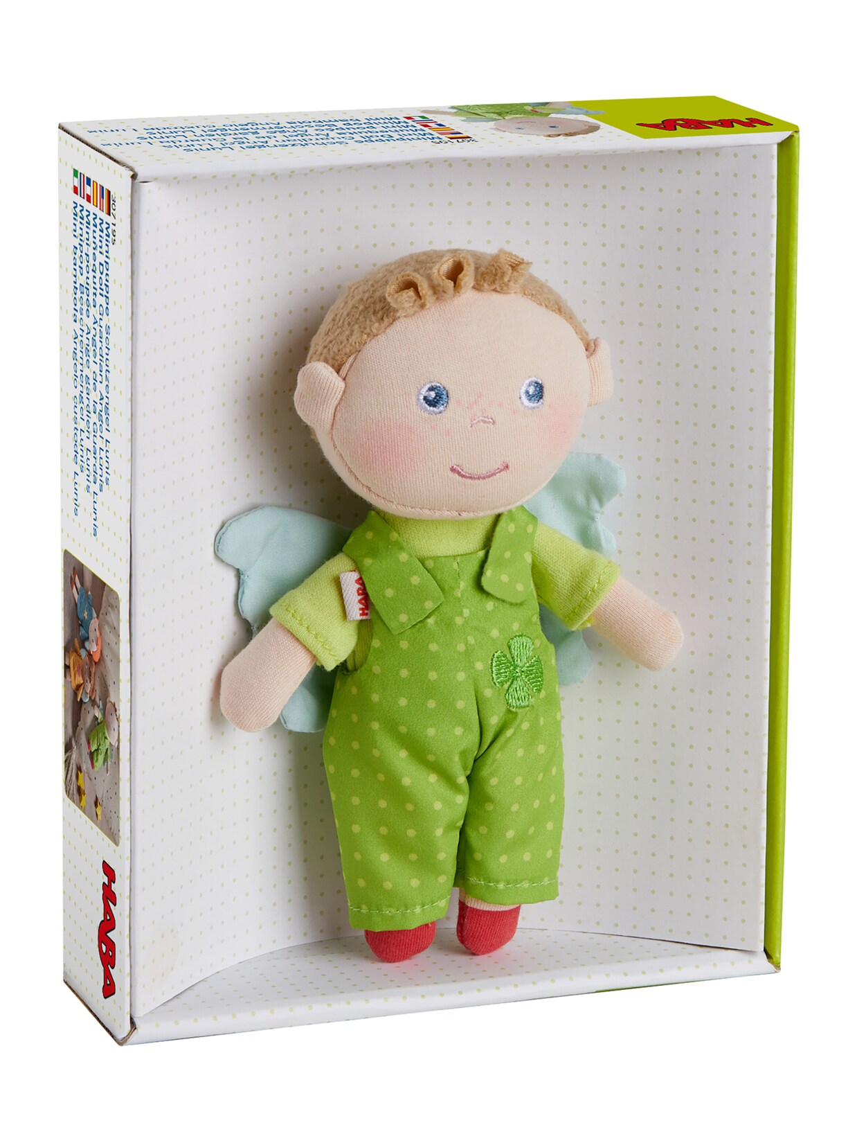 HABA Unisex Stoffpuppe Schutzengel Lunis 1er Pack | 04010168266084