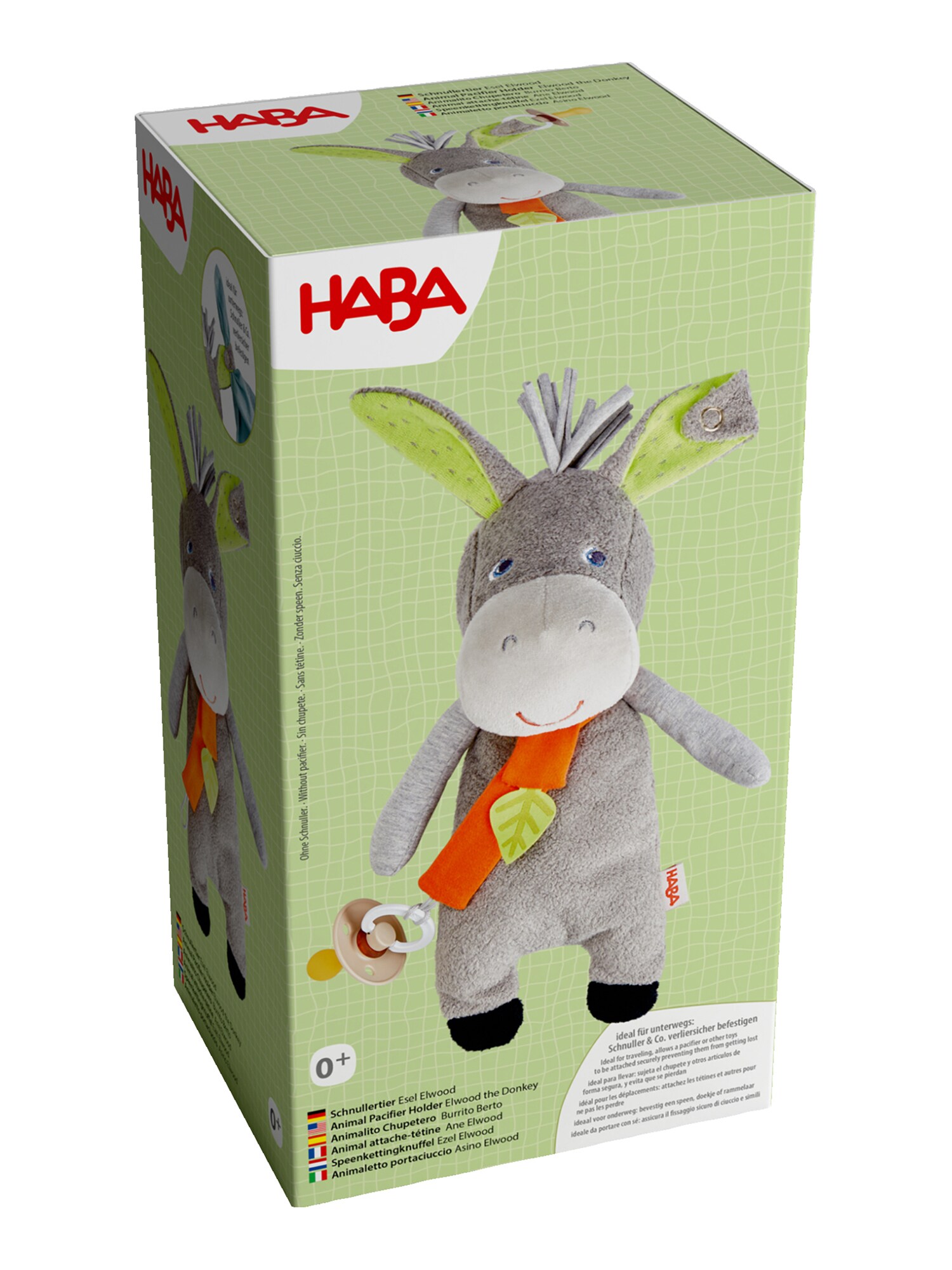 HABA Unisex Stoffpuppe Schnullertier 1er Pack - Bild 1