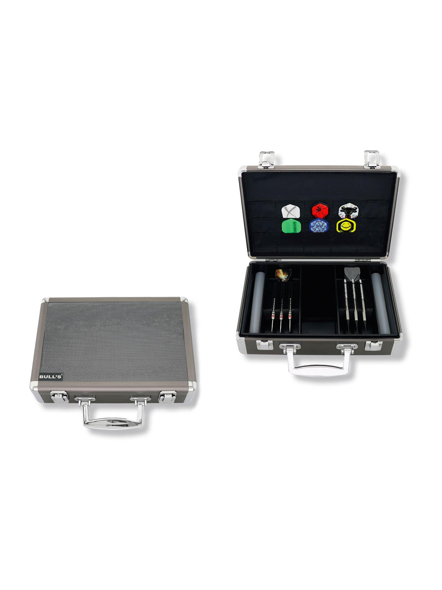 Bull's Unisex Dartcase Dartsafe Aluminium Case Darttasche Dartbox Pfeilaufbewahrung 1er Pack - Bild 1