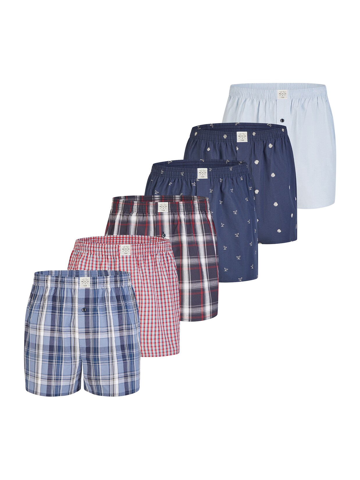 MG-1 Jungen Boxer Kids 6er Pack | 04068007345414