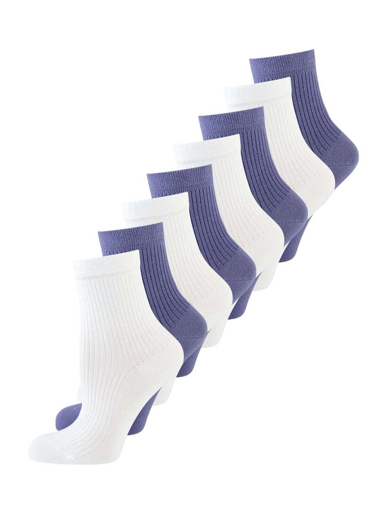 NUR DIE Damen Kurzsocken Unisex Colour Farbige Sneaker kurz Frottesohle 8er Pack - Bild 1