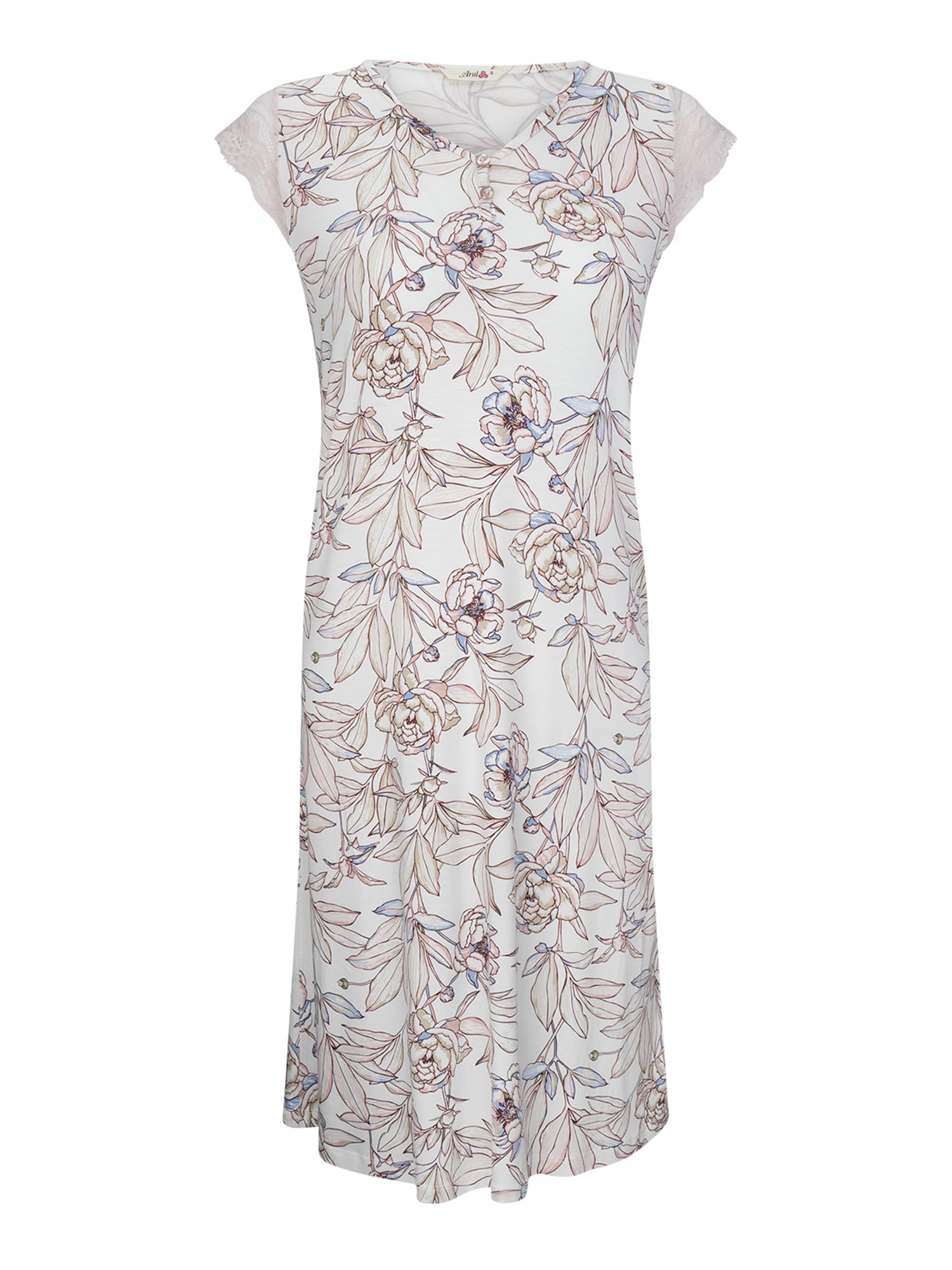 Goldenbay Damen Nachthemd Rose 1er Pack - Bild 1