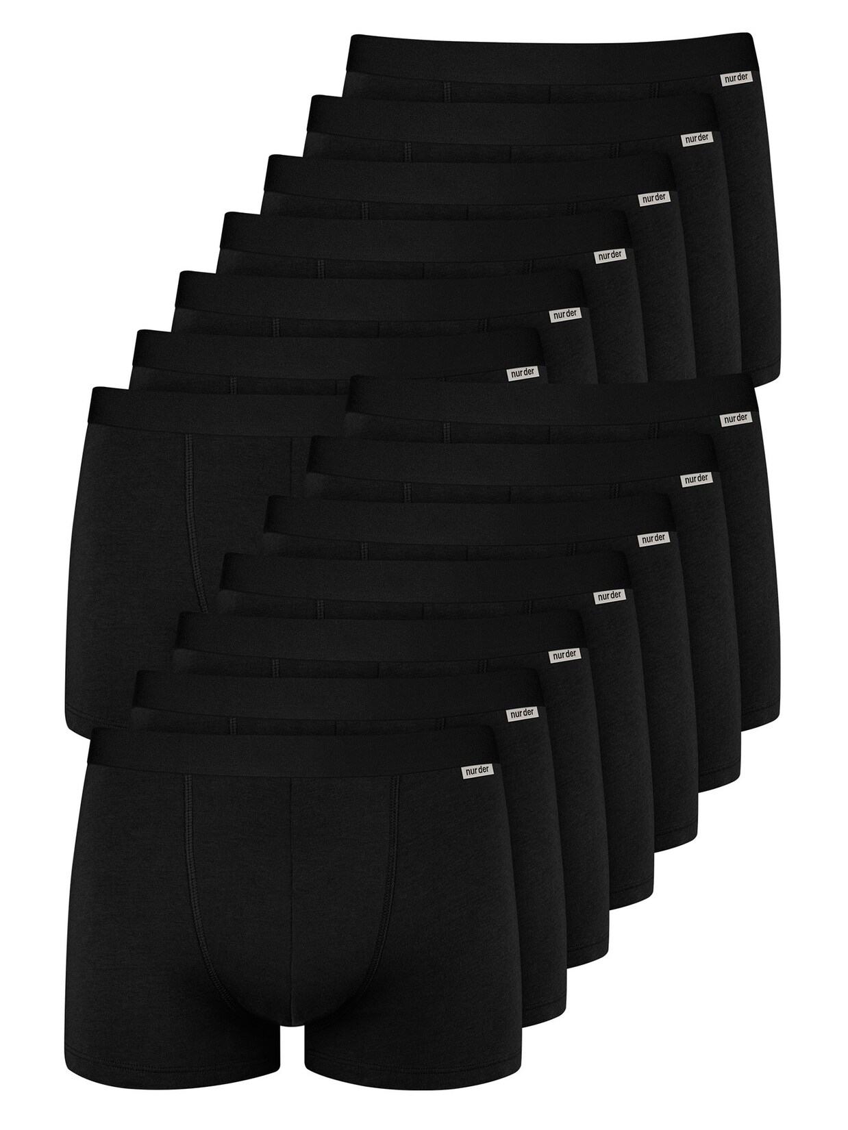 NUR DIE Herren Boxer Retroshorts Cotton Stretch 14er Pack