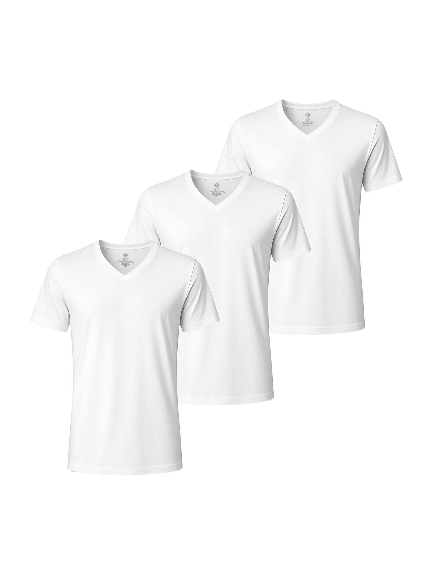 NUR DIE Herren T-Shirt Cotton Active Unterhemd 3er Pack - Bild 1