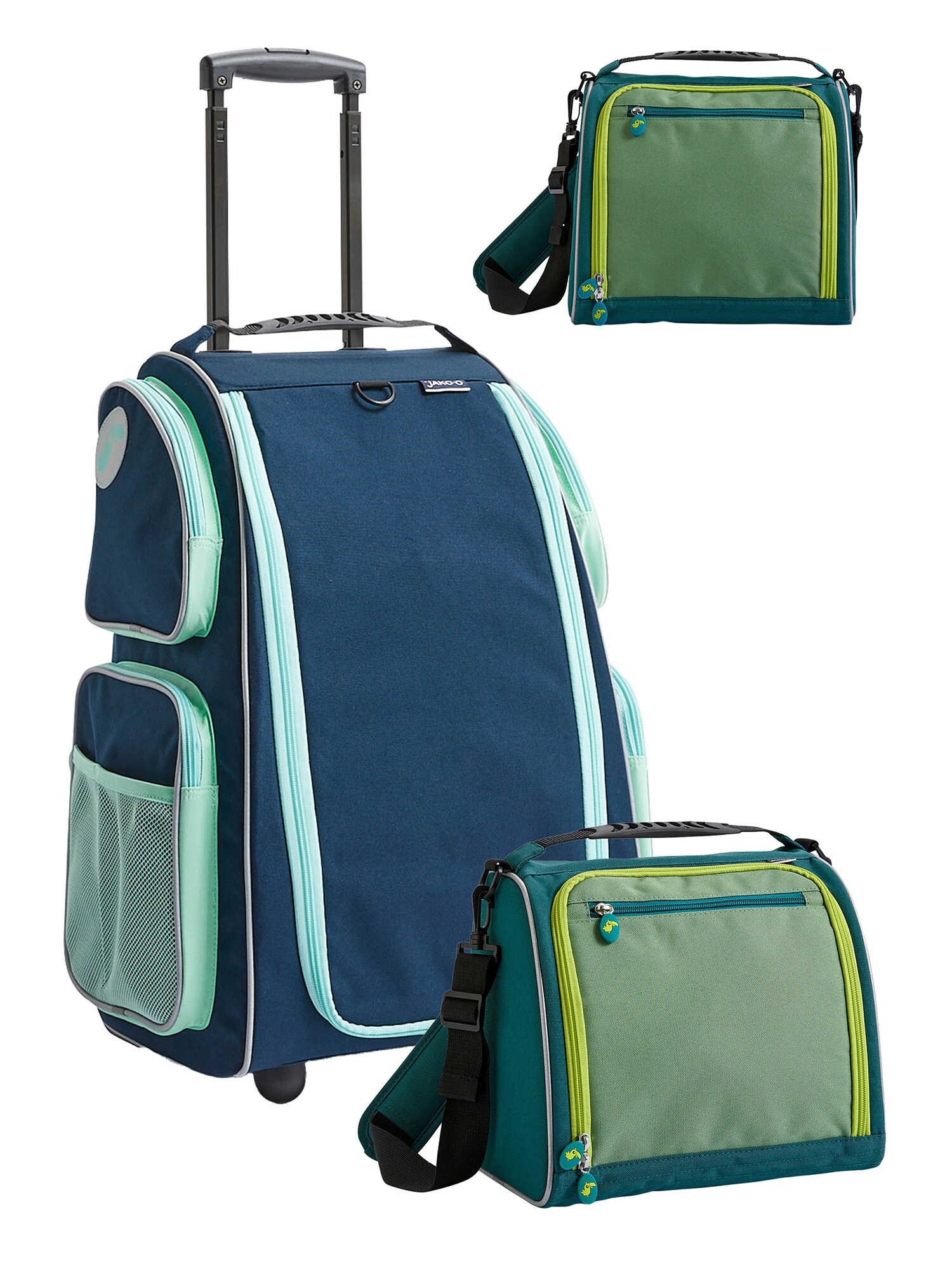 HABA Unisex Kinderkoffer Rolltrolley mit Trolleytasche und Kulturbeutel 1er Pack - Bild 1