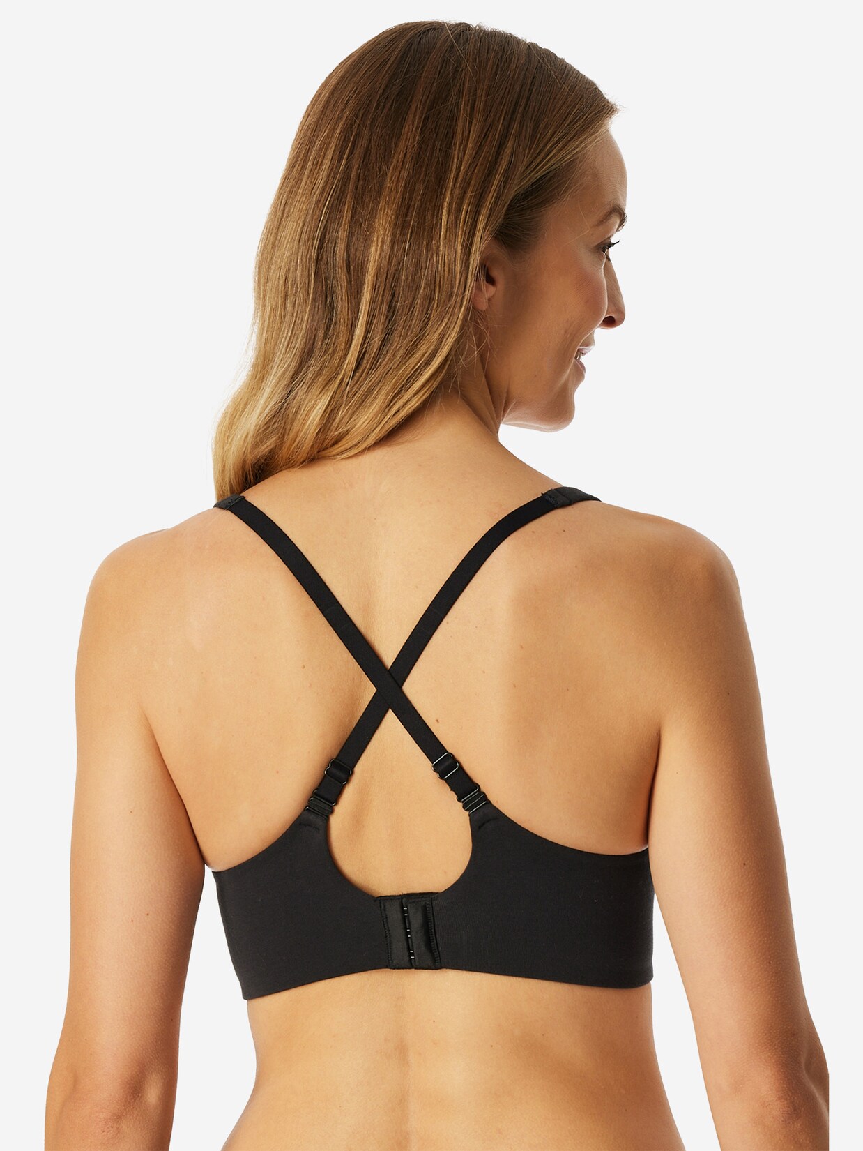 Schiesser Damen Bügelloser BH Unique Cotton 1er Pack