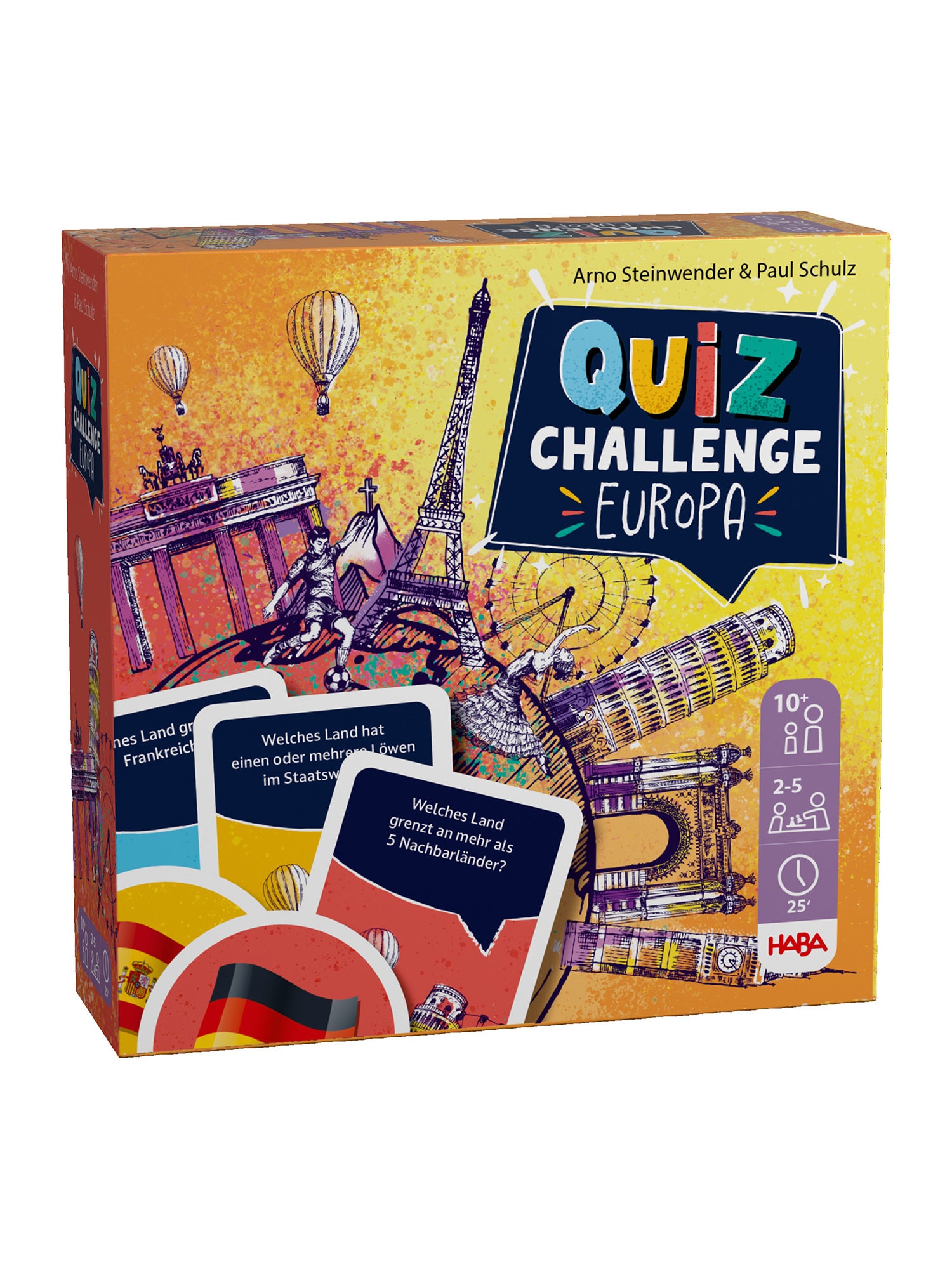 HABA Unisex Spiel Quiz Planet Europa 1er Pack - Bild 1