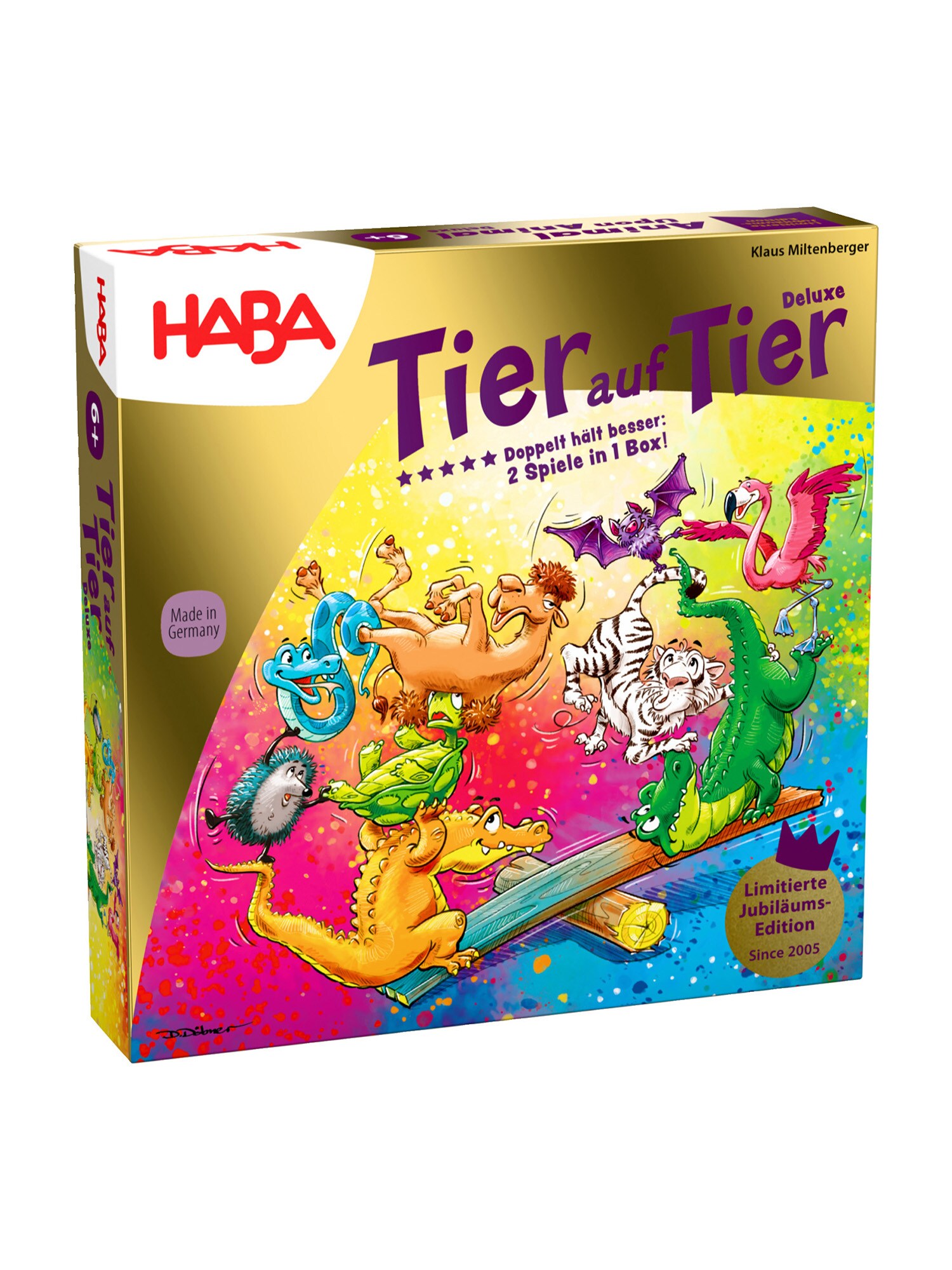 HABA Unisex Spiel Tier auf Tier Deluxe 1er Pack - Bild 1