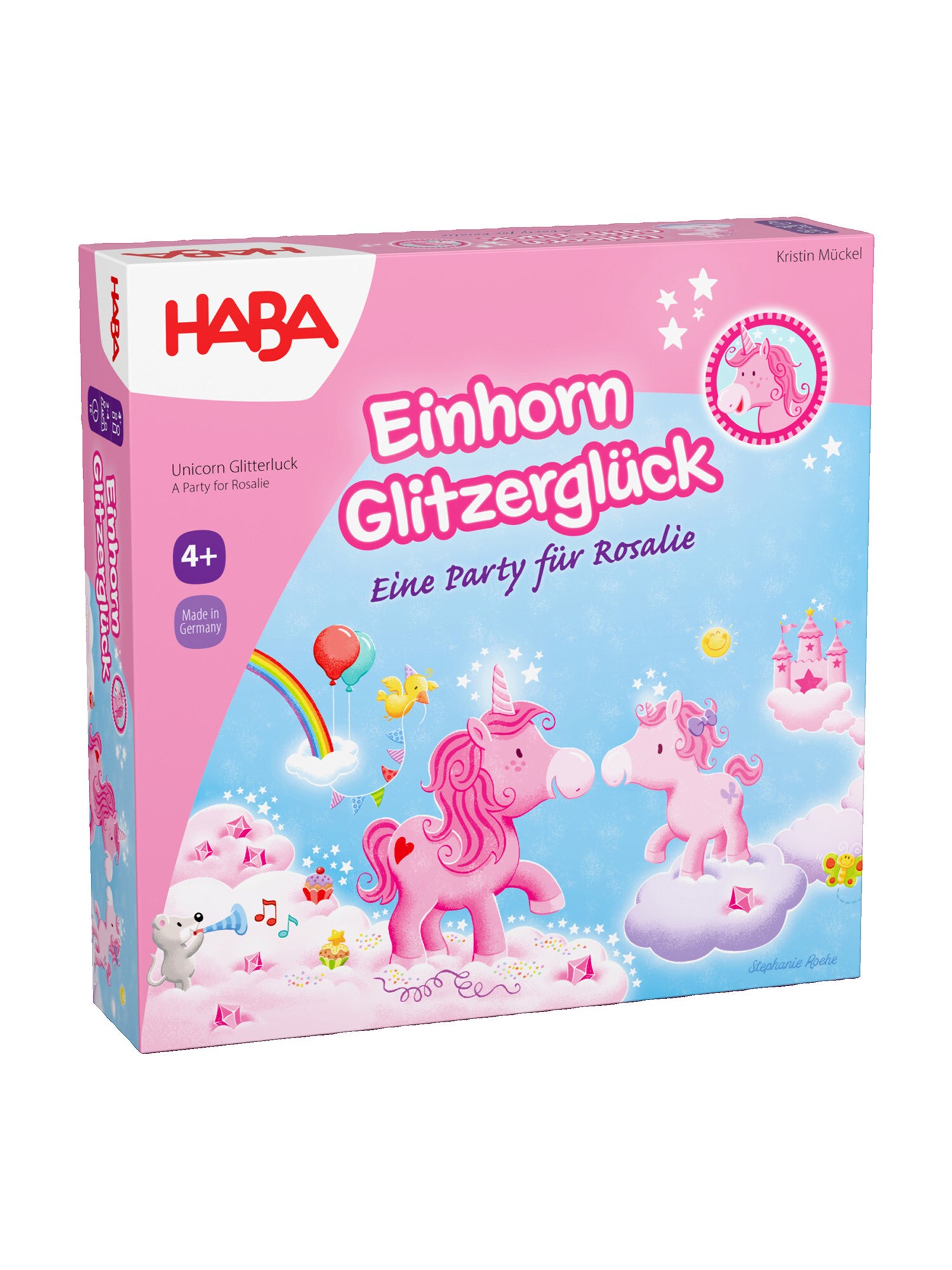 HABA Unisex Spiel Einhorn Glitzergl&uuml;ck - Party f&uuml;r Rosali 1er Pack - Bild 1