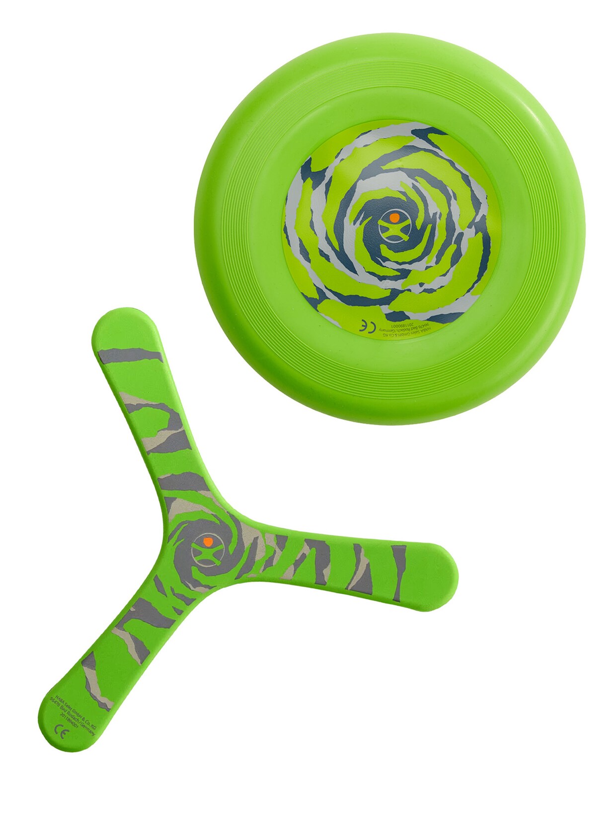 HABA Unisex Outdoor-Spielzeug Frisbee & Boomerang Bundle 2er Pack
