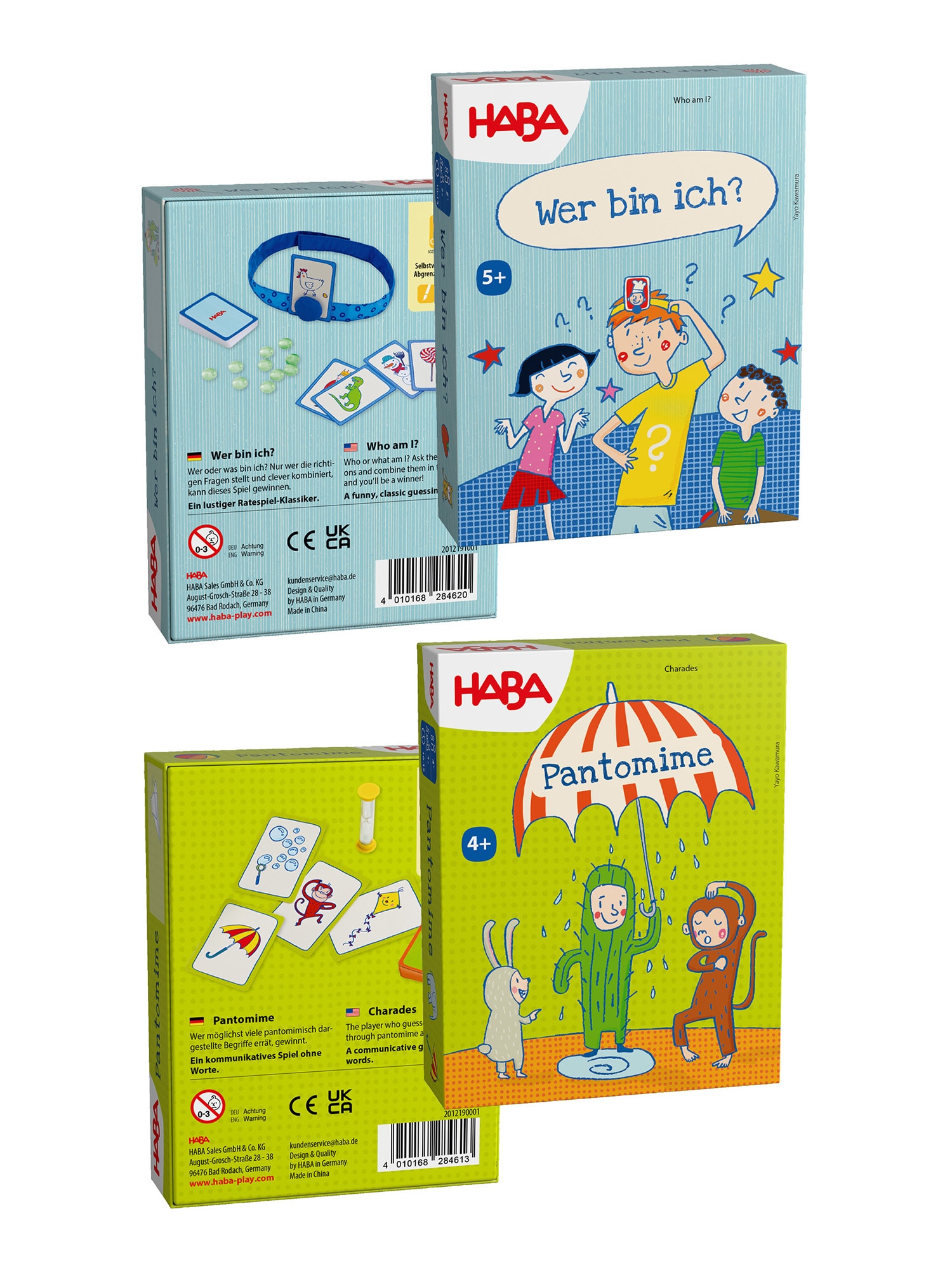 HABA Unisex Spielesammlung Pantomime & Wer bin ich? 2er Pack - Bild 1