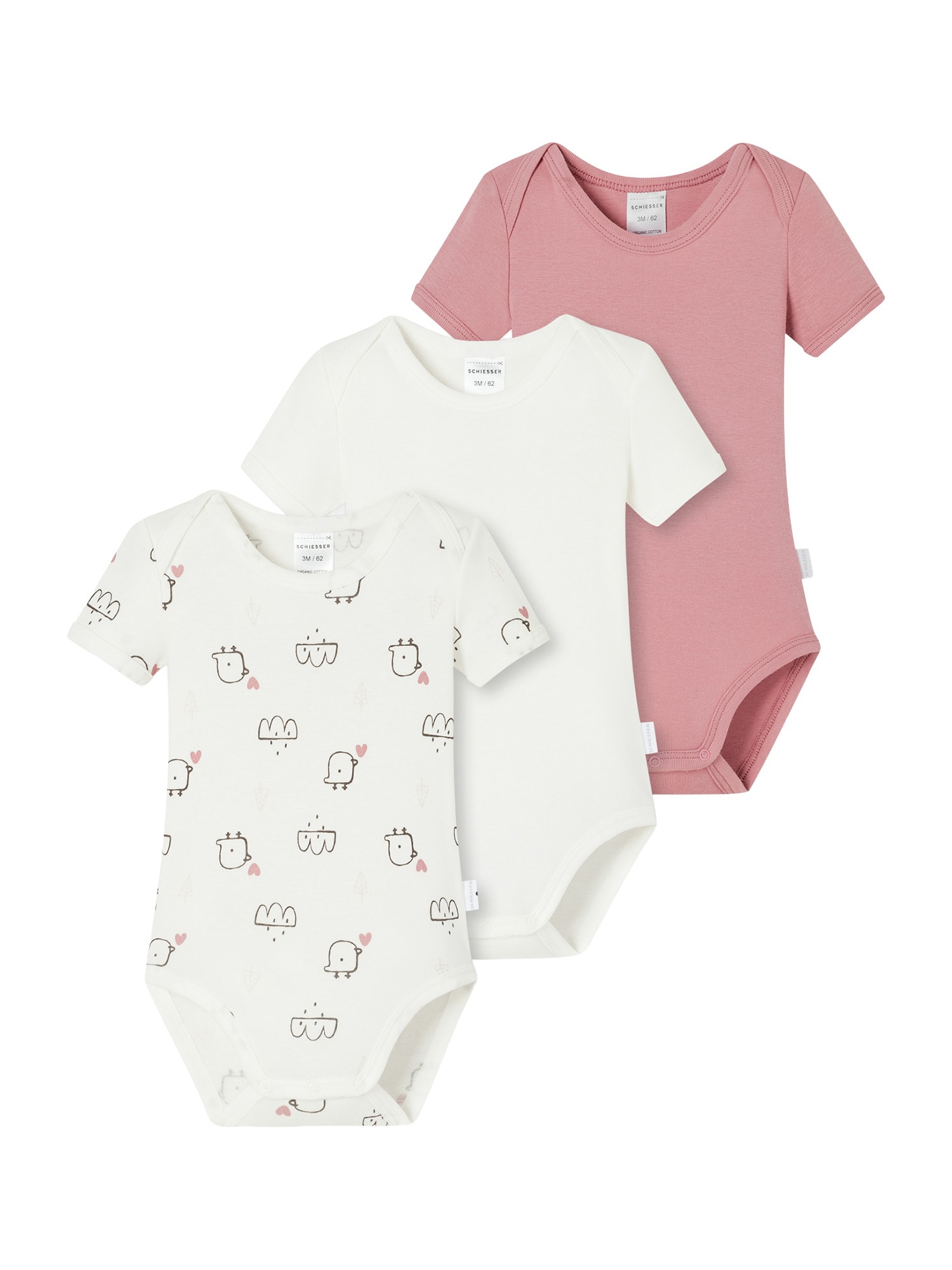 Schiesser Jungen Body Natural Love 3er Pack - Bild 1