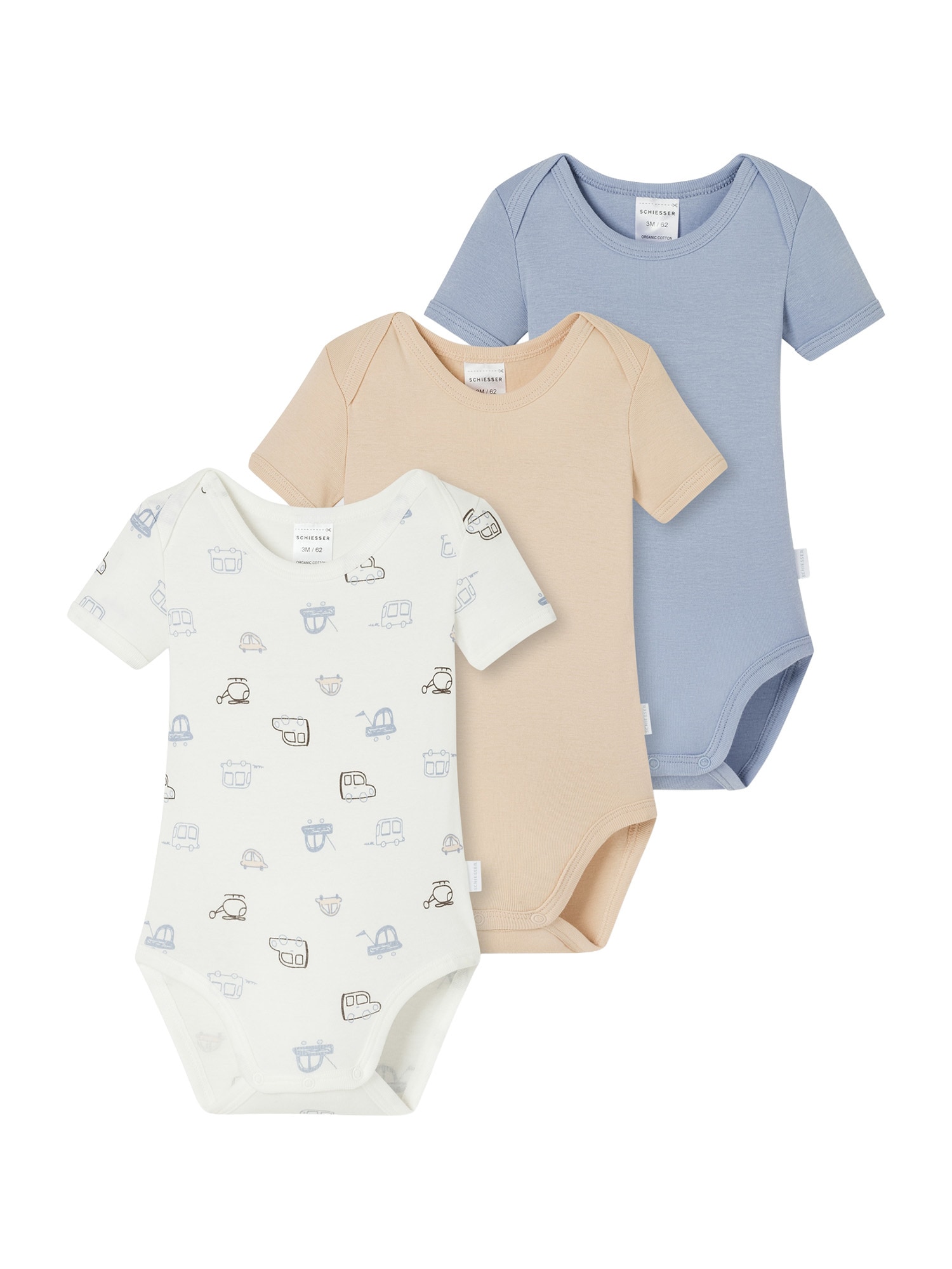 Schiesser Jungen Body Natural Love 3er Pack - Bild 1