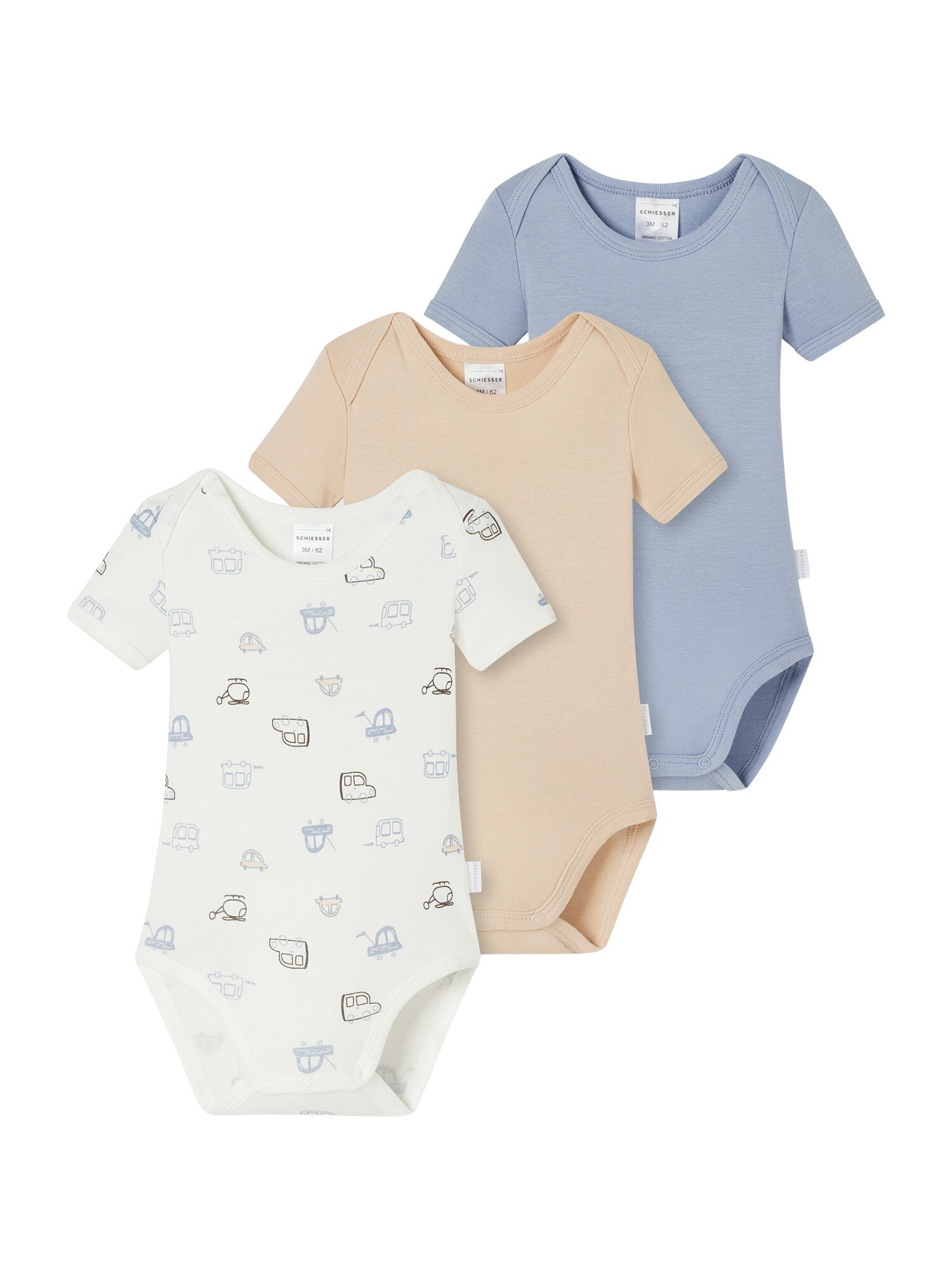 Schiesser Jungen Body Natural Love 3er Pack - Bild 1