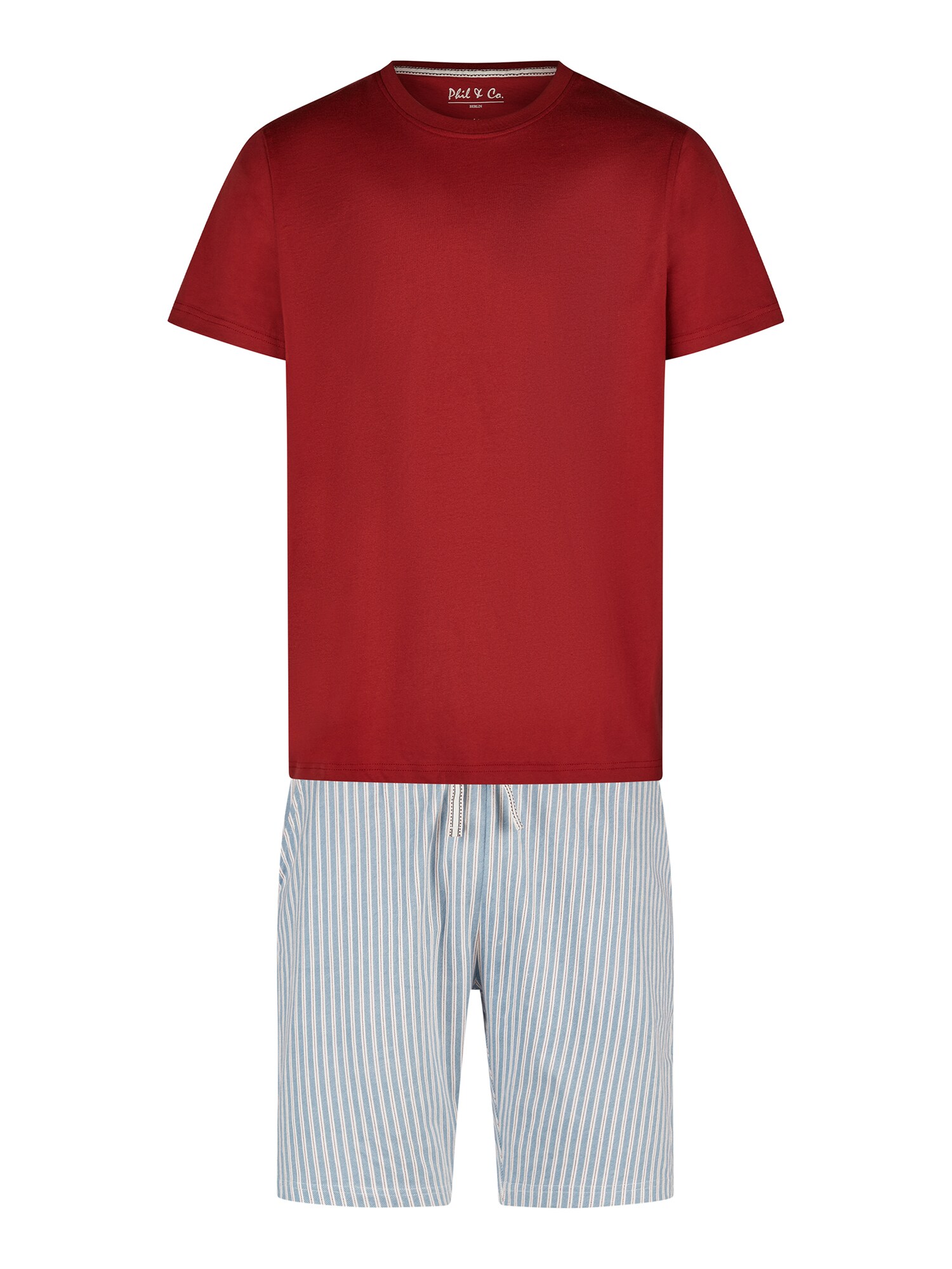 Phil & Co. Berlin Herren Pyjama Shorty 1er Pack - Bild 1