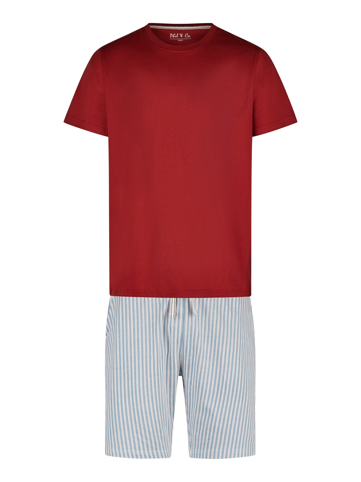 Phil & Co. Berlin Herren Pyjama Shorty 1er Pack