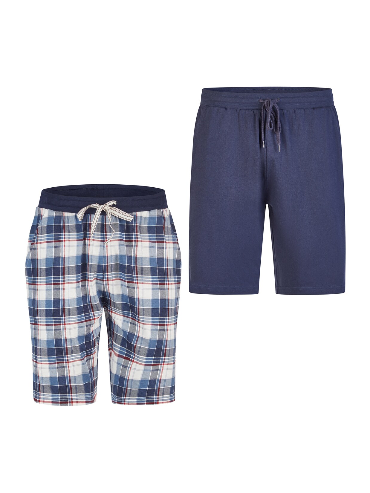 Phil & Co. Berlin Herren Pyjamashorts Cozy Classics 2er Pack