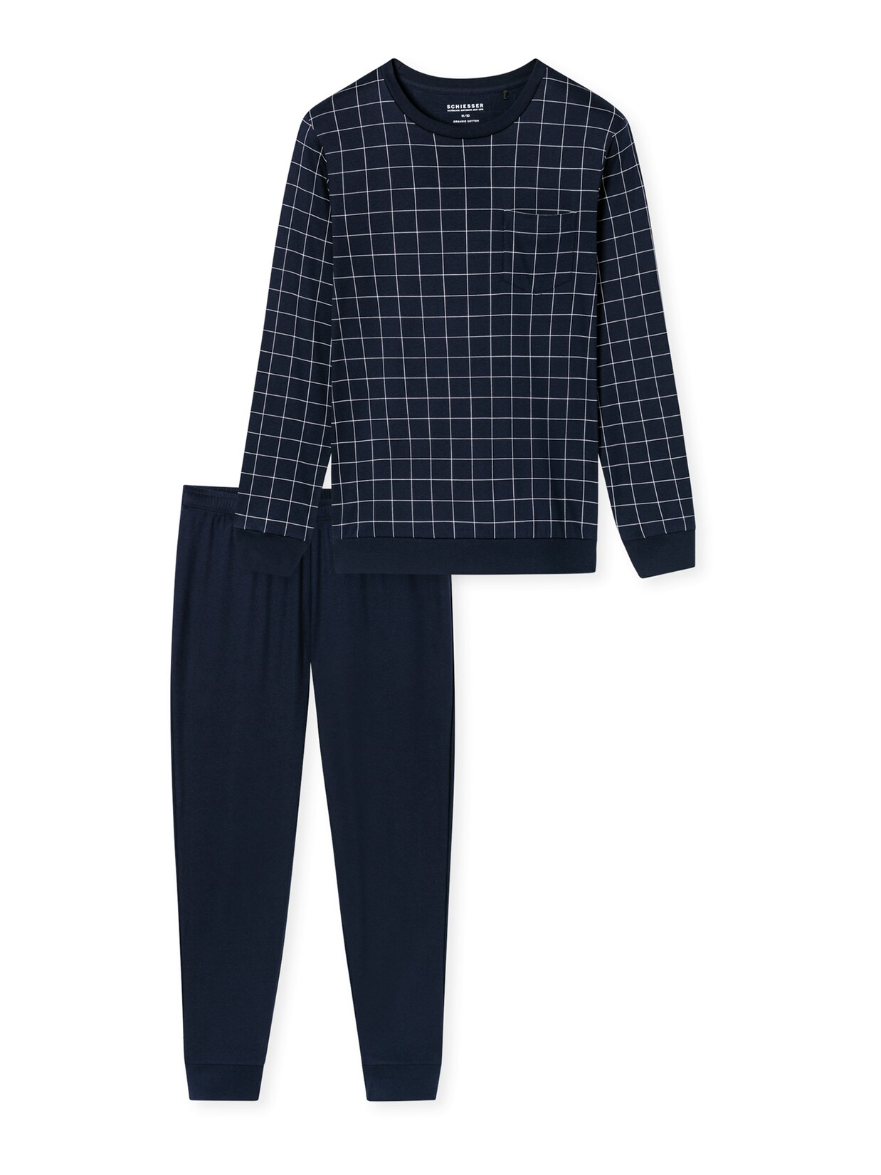 Schiesser Herren Pyjama Fine Interlock 1er Pack