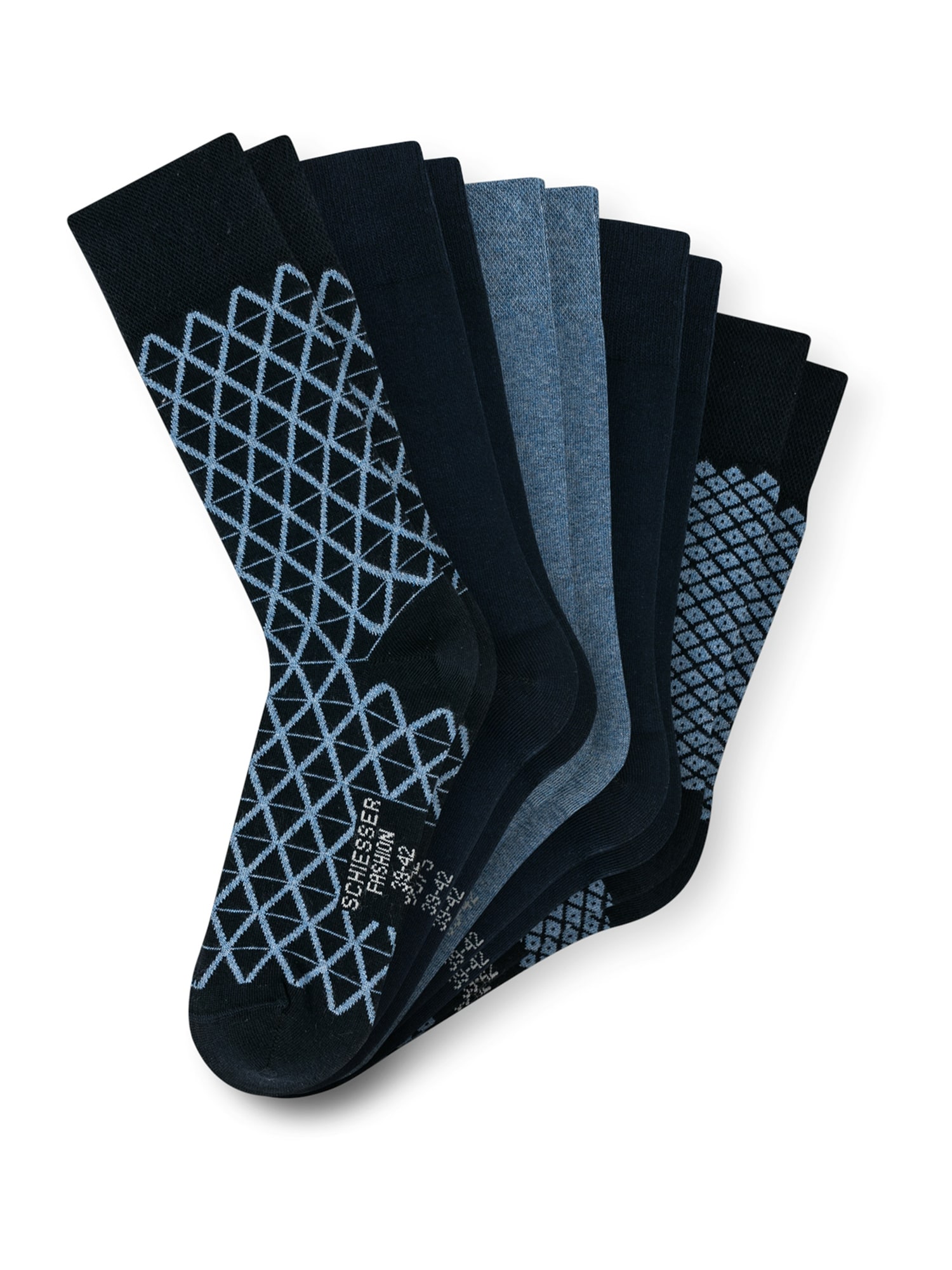 Schiesser Herren Freizeitsocken Bluebird 5er Pack - Bild 1