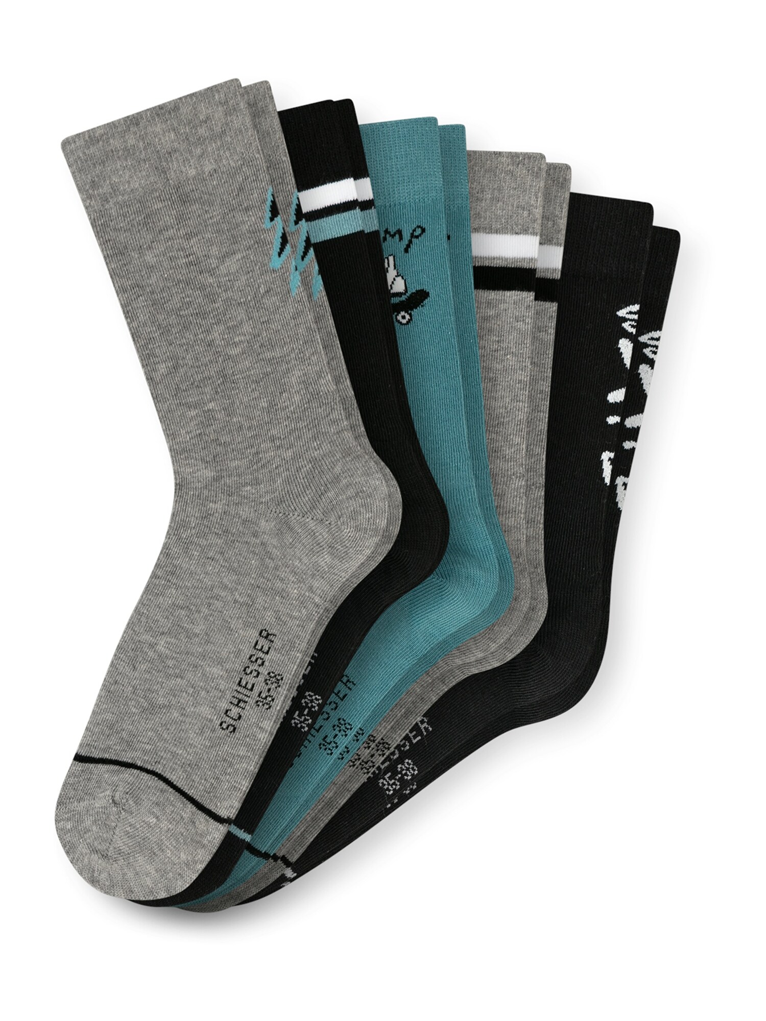 Schiesser Jungen Freizeitsocken "Jump" 5er Pack - Bild 1
