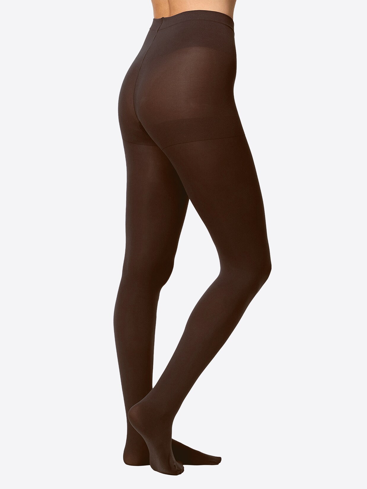 NUR DIE Damen Feinstrumpfhose Ultra-Blickdicht 80 DEN 5